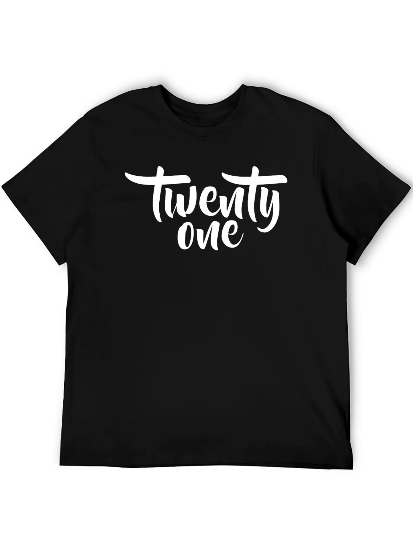 Twenty One Graphic T-Shirt - Black