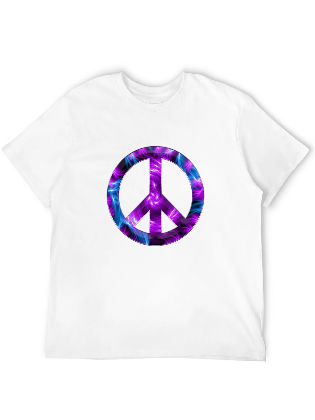 Peace Sign Graphic Tee - Black