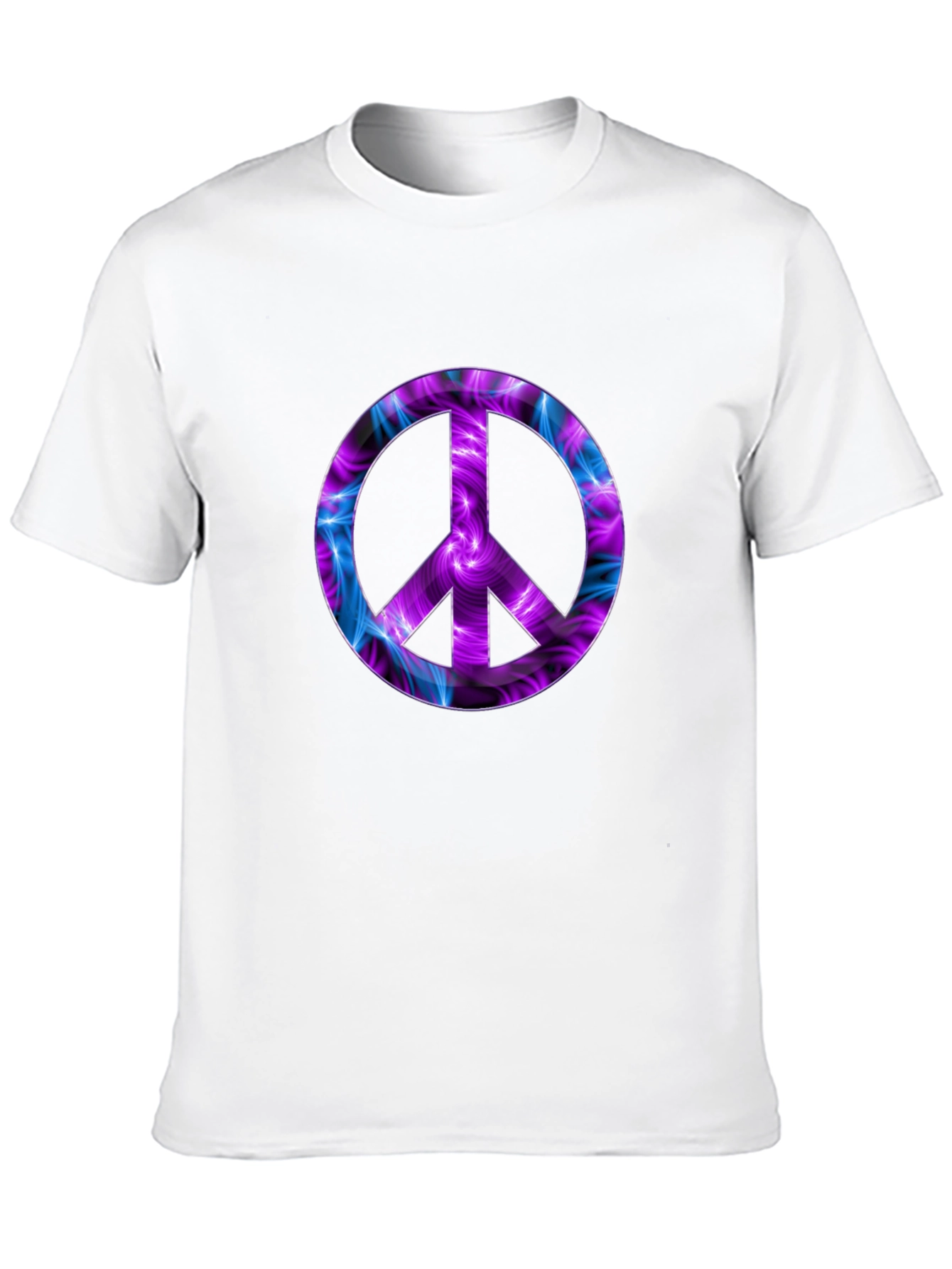 Peace Sign Graphic Tee - Black