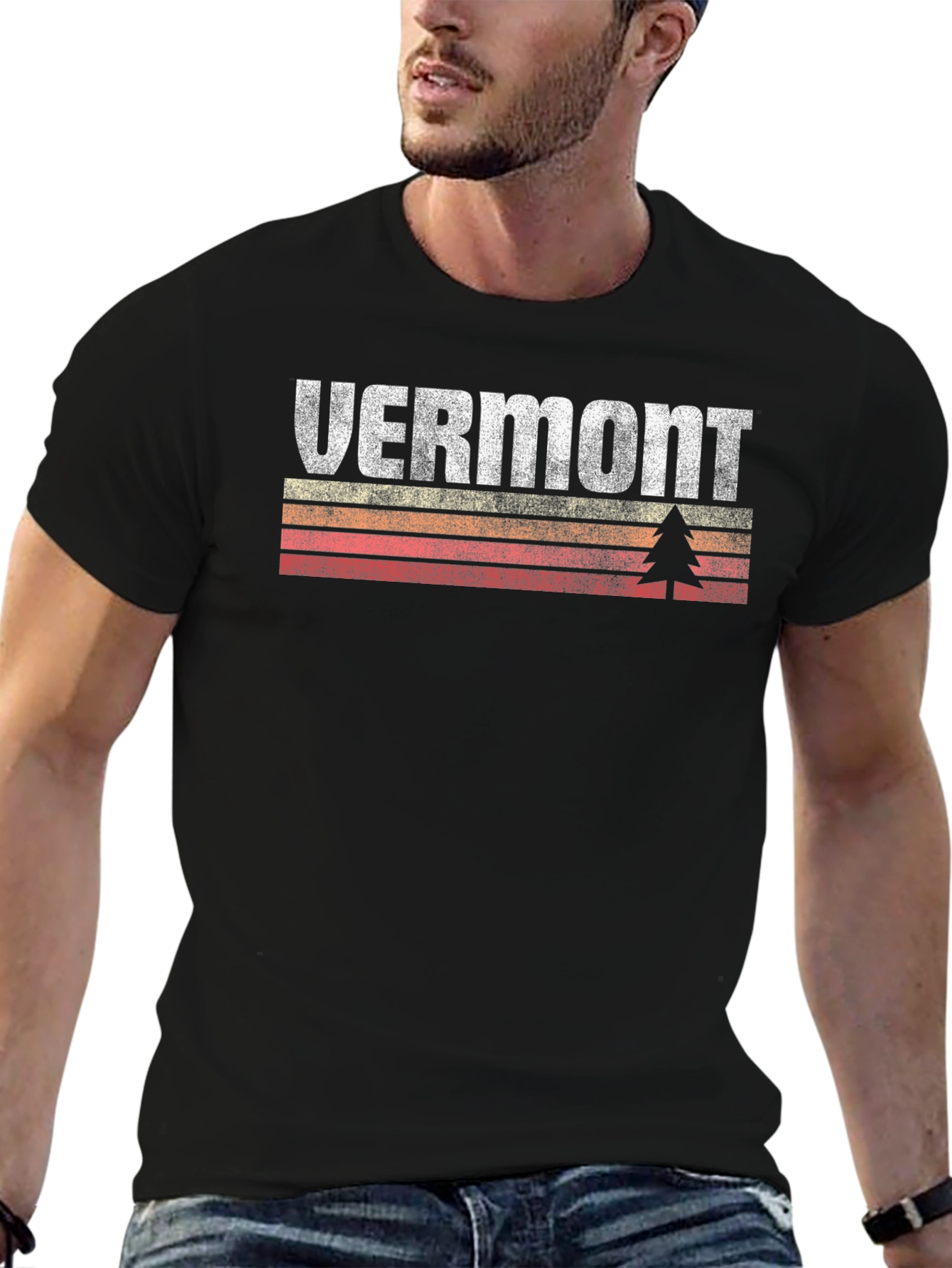 Vermont Retro Graphic T-Shirt