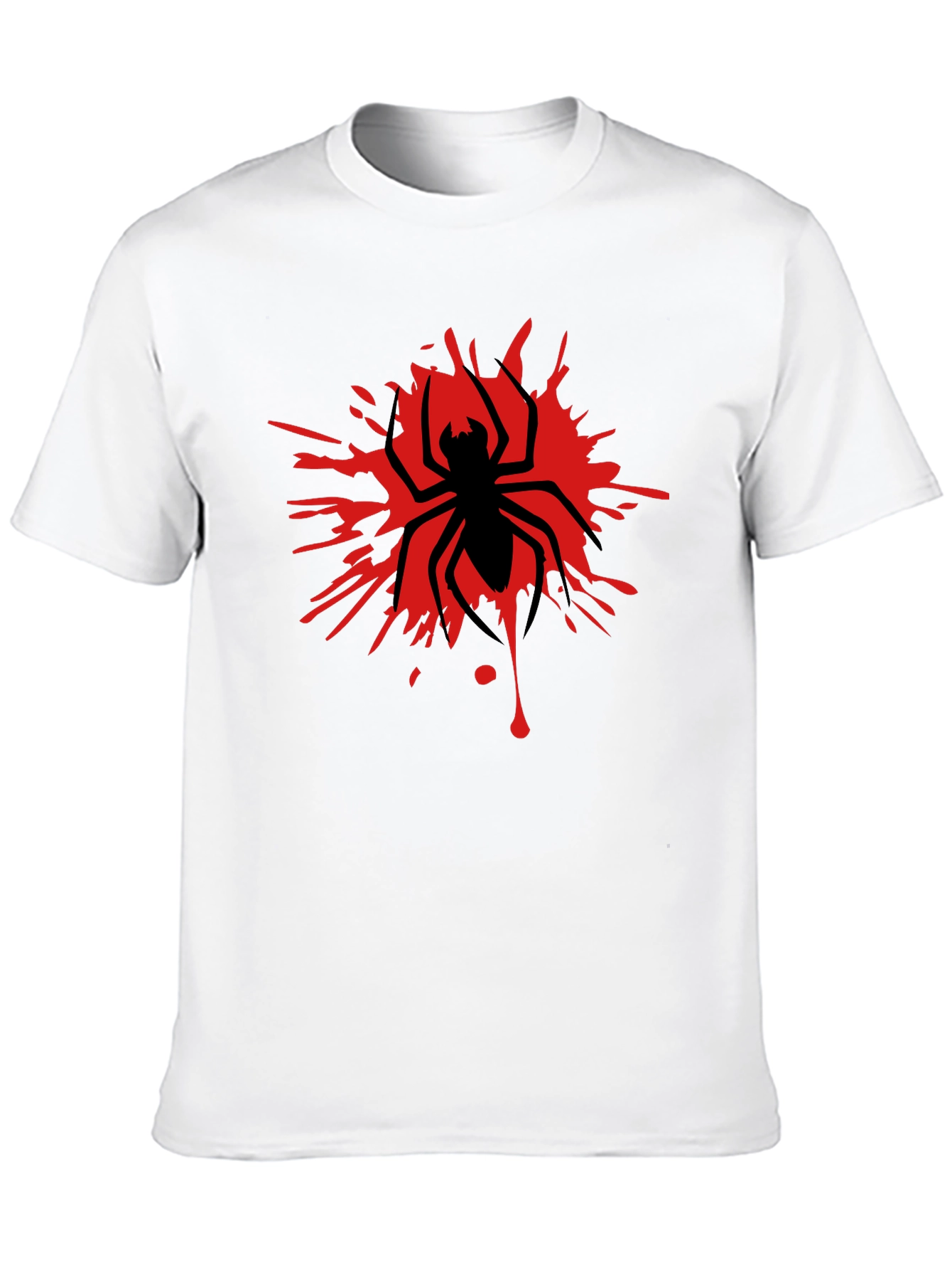 Spider Graphic T-Shirt - Black