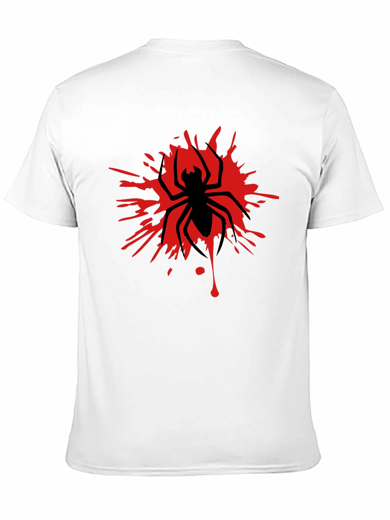 Spider Graphic T-Shirt - Black
