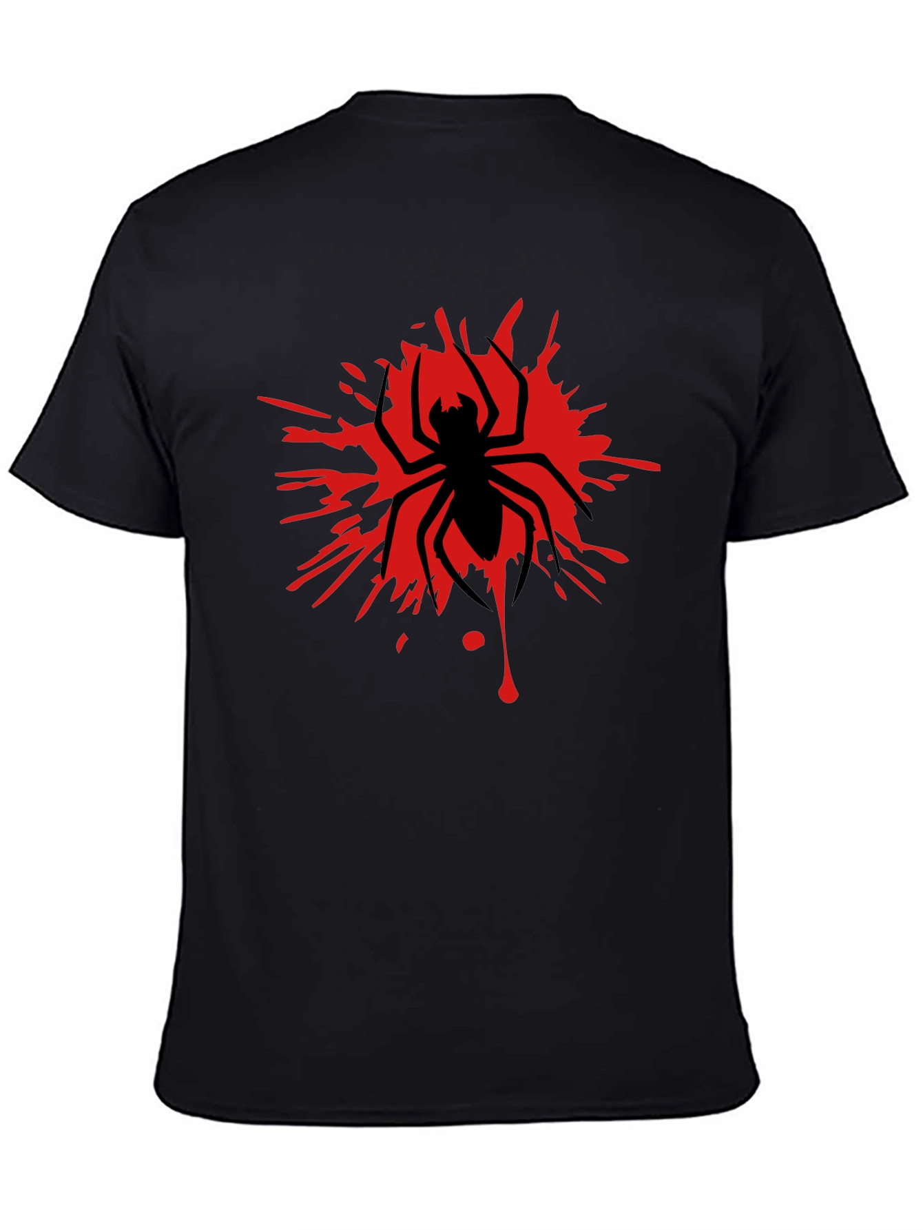 Spider Graphic T-Shirt - Black