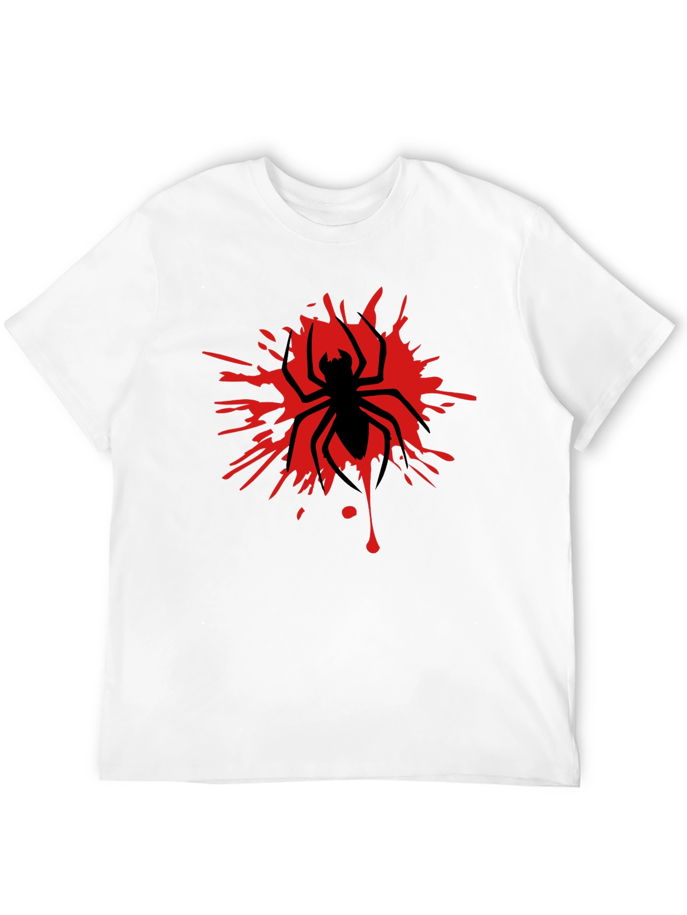 Spider Graphic T-Shirt - Black