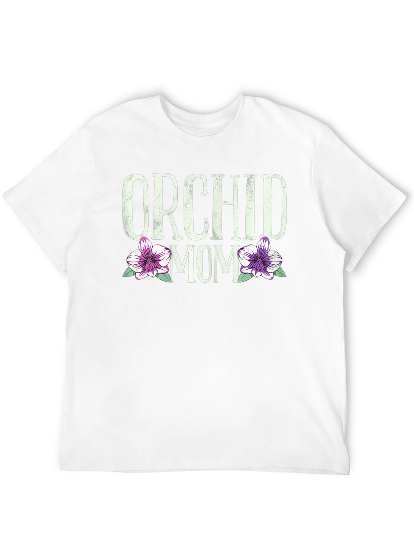 Orchid Mom T-Shirt - Floral Graphic Tee