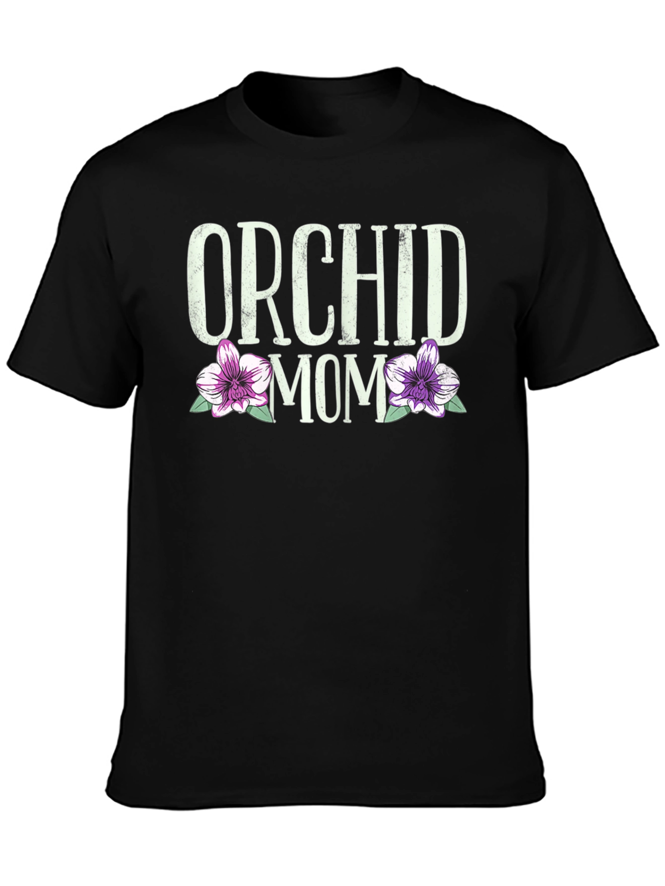 Orchid Mom T-Shirt - Floral Graphic Tee