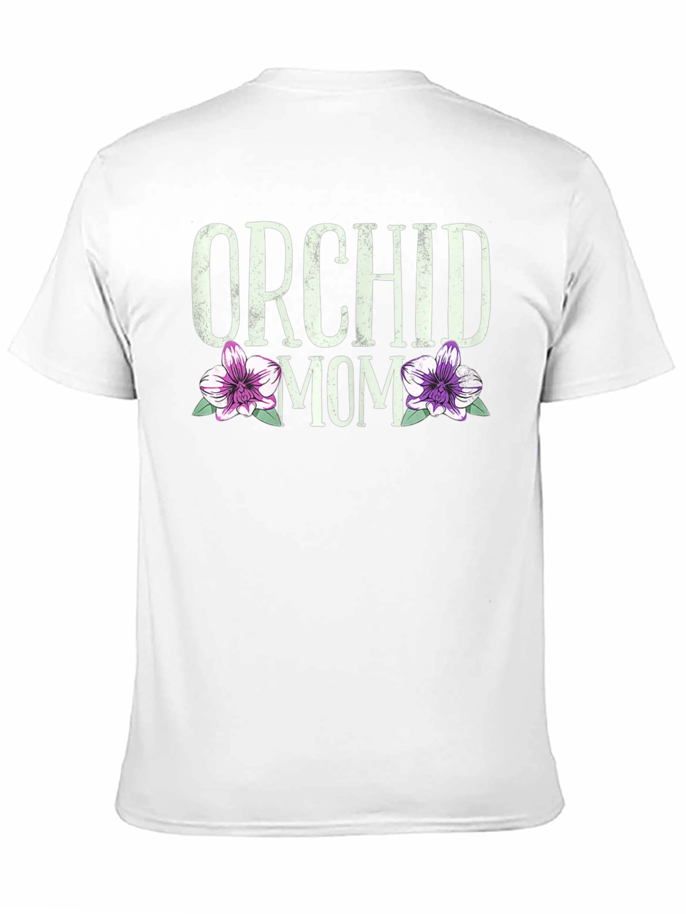 Orchid Mom T-Shirt - Floral Graphic Tee