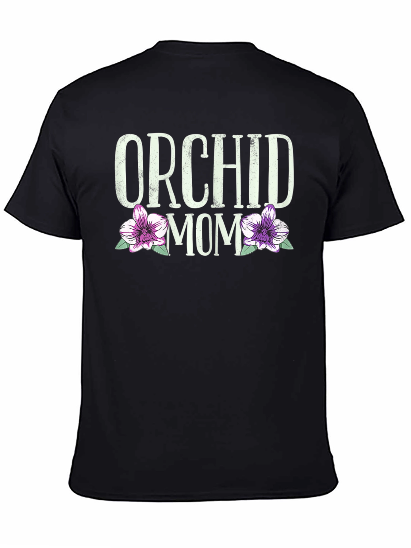 Orchid Mom T-Shirt - Floral Graphic Tee