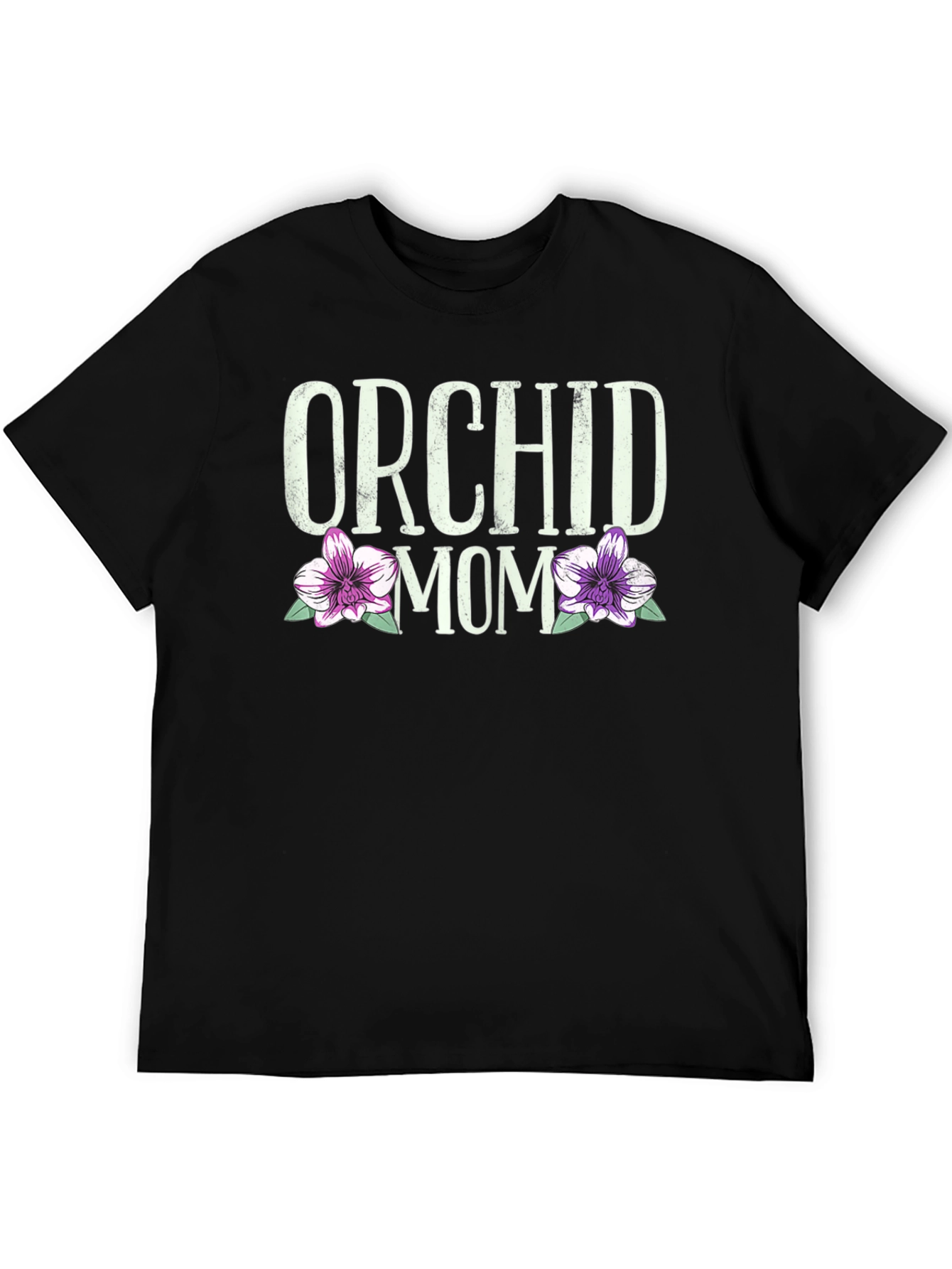 Orchid Mom T-Shirt - Floral Graphic Tee