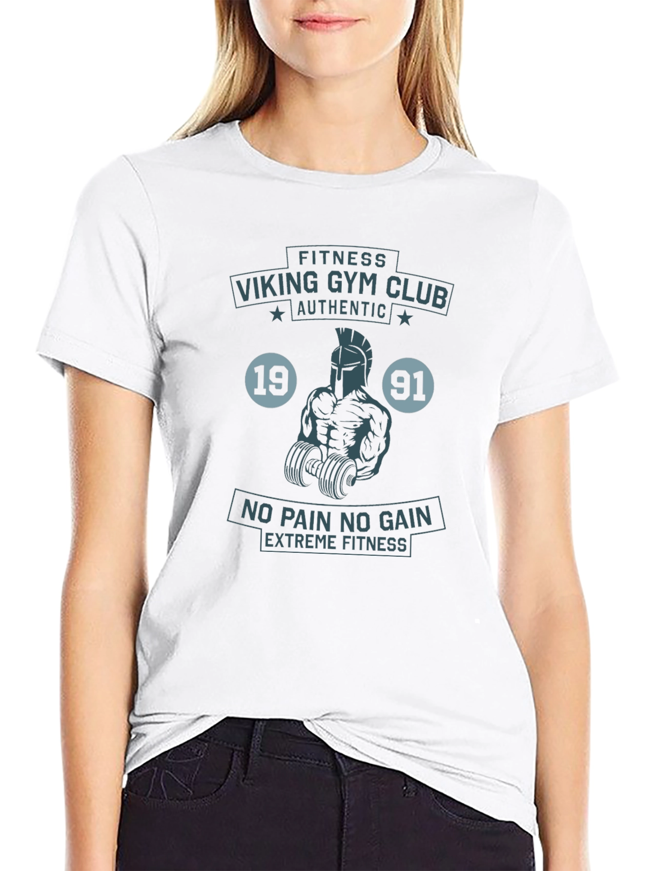Viking Gym Club Authentic Fitness T-Shirt