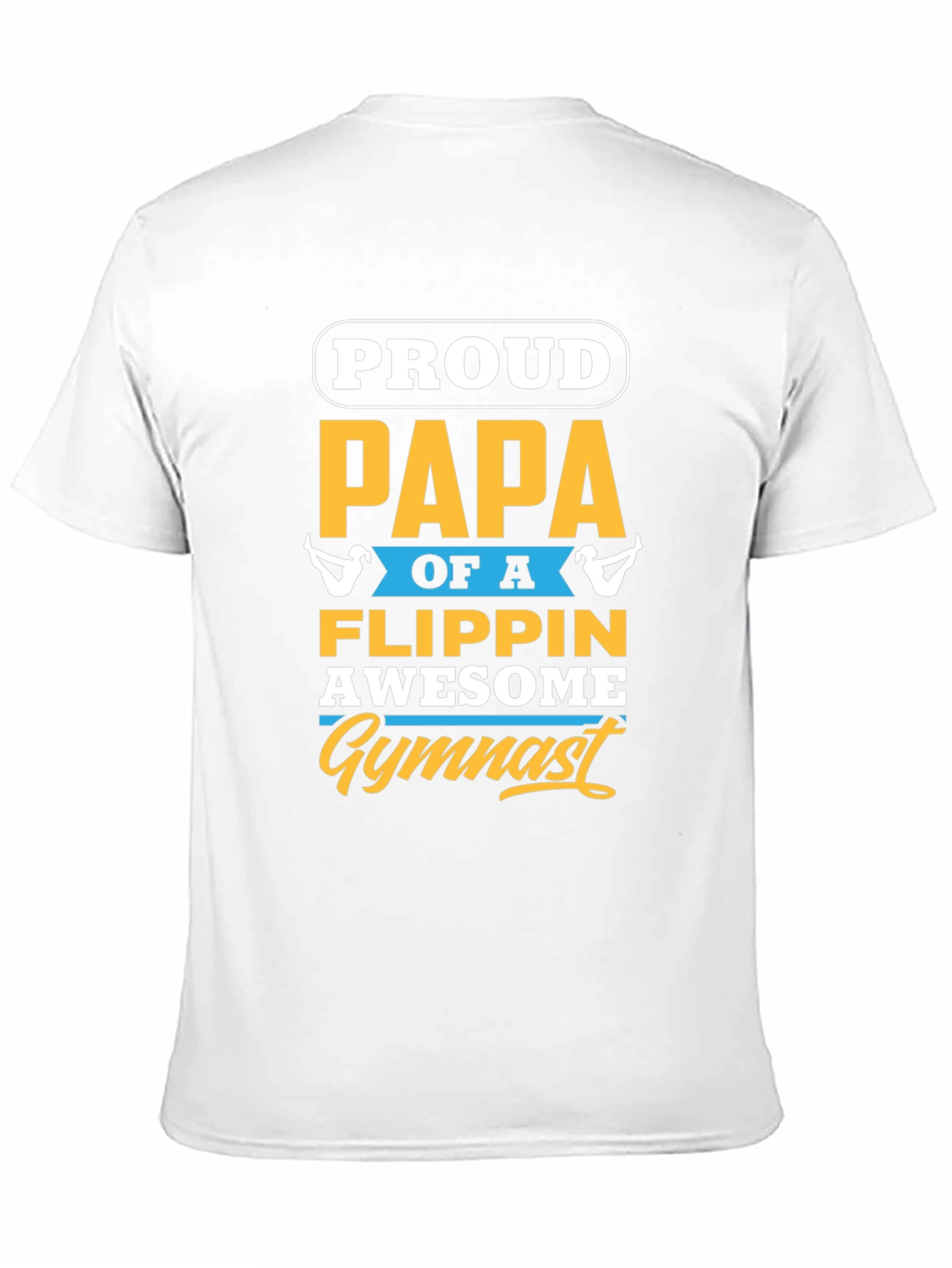 Proud Papa Gymnast Graphic Tee