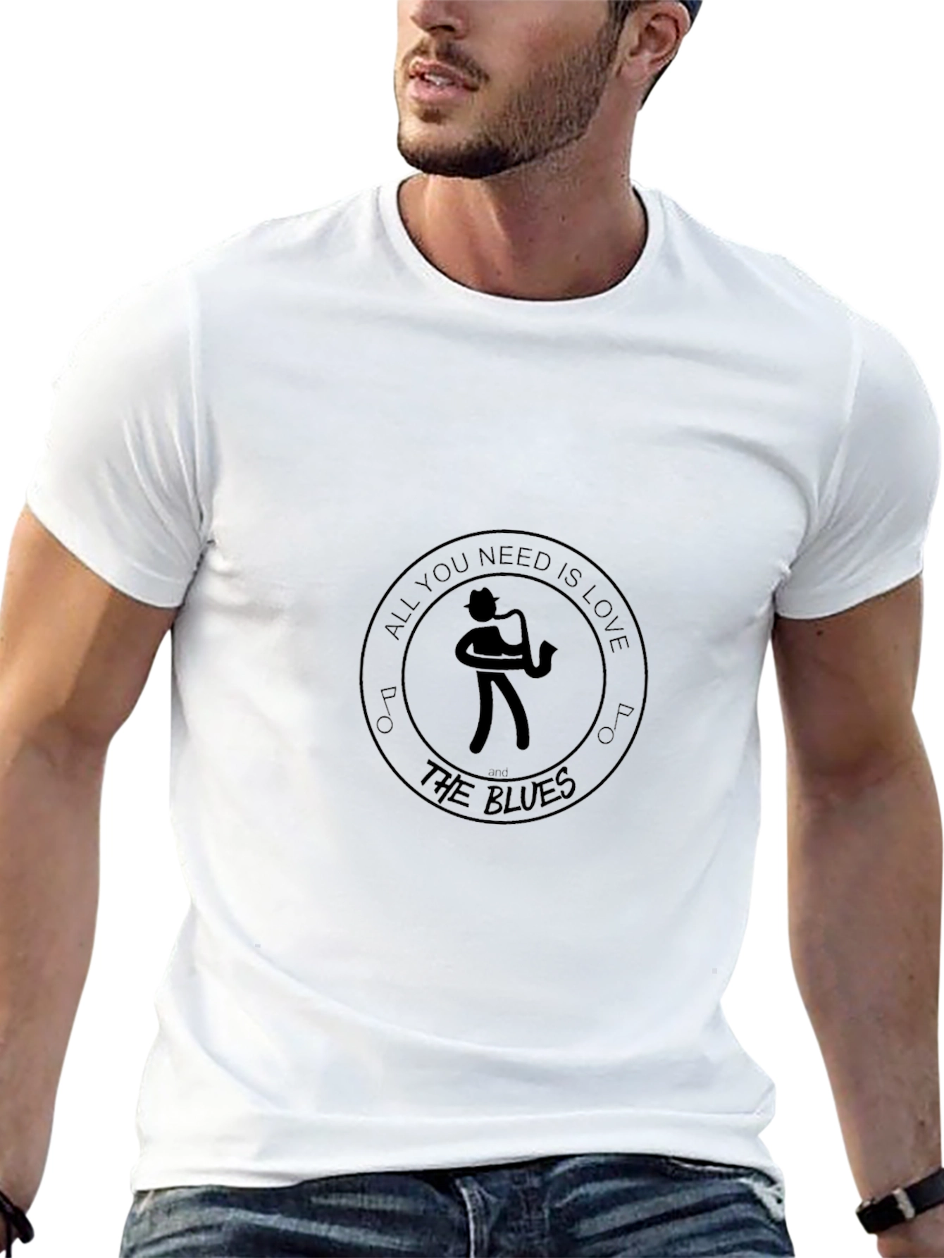 All You Need is Love & The Blues T-Shirt