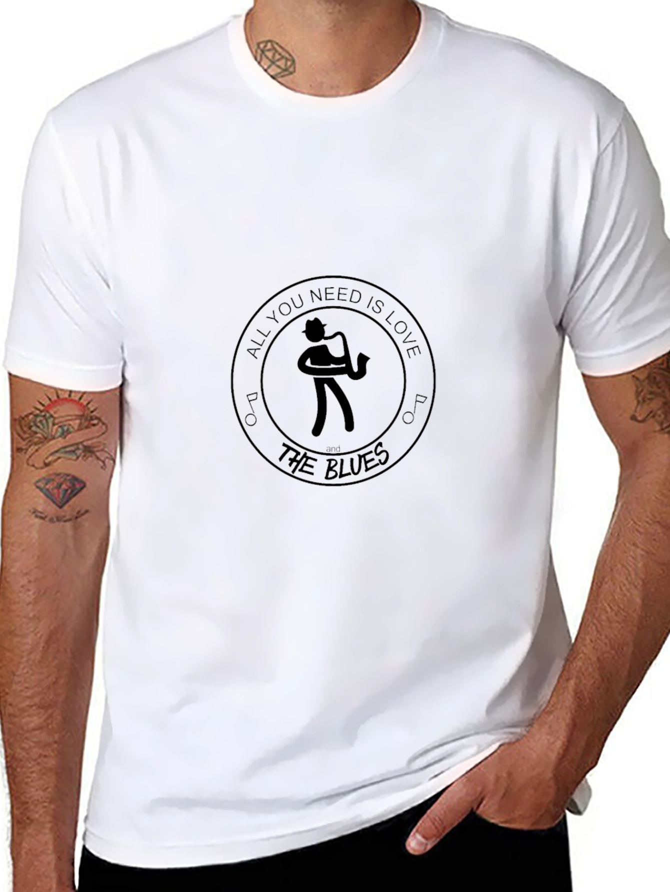 All You Need is Love & The Blues T-Shirt