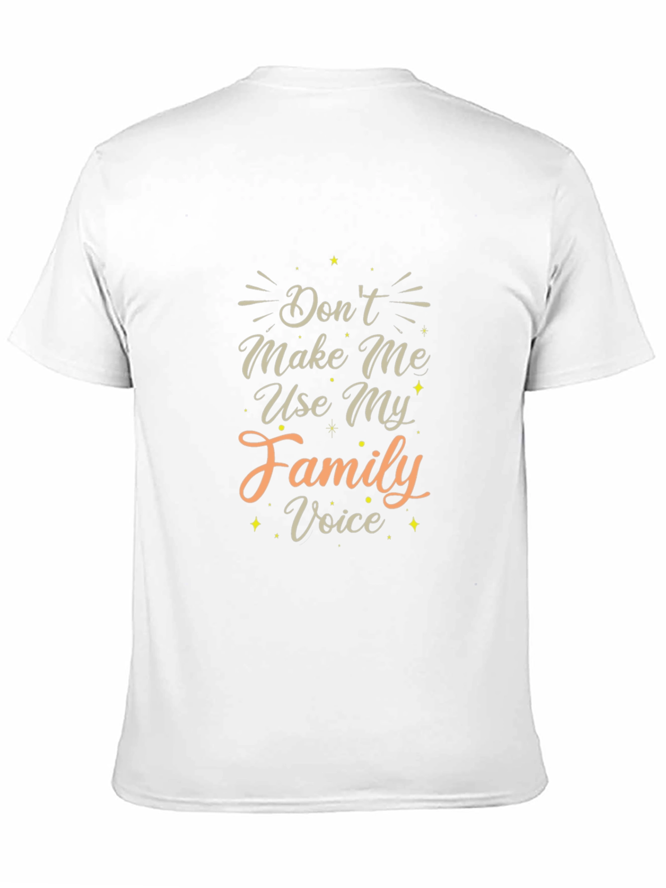 Funny Family Voice Graphic Tee