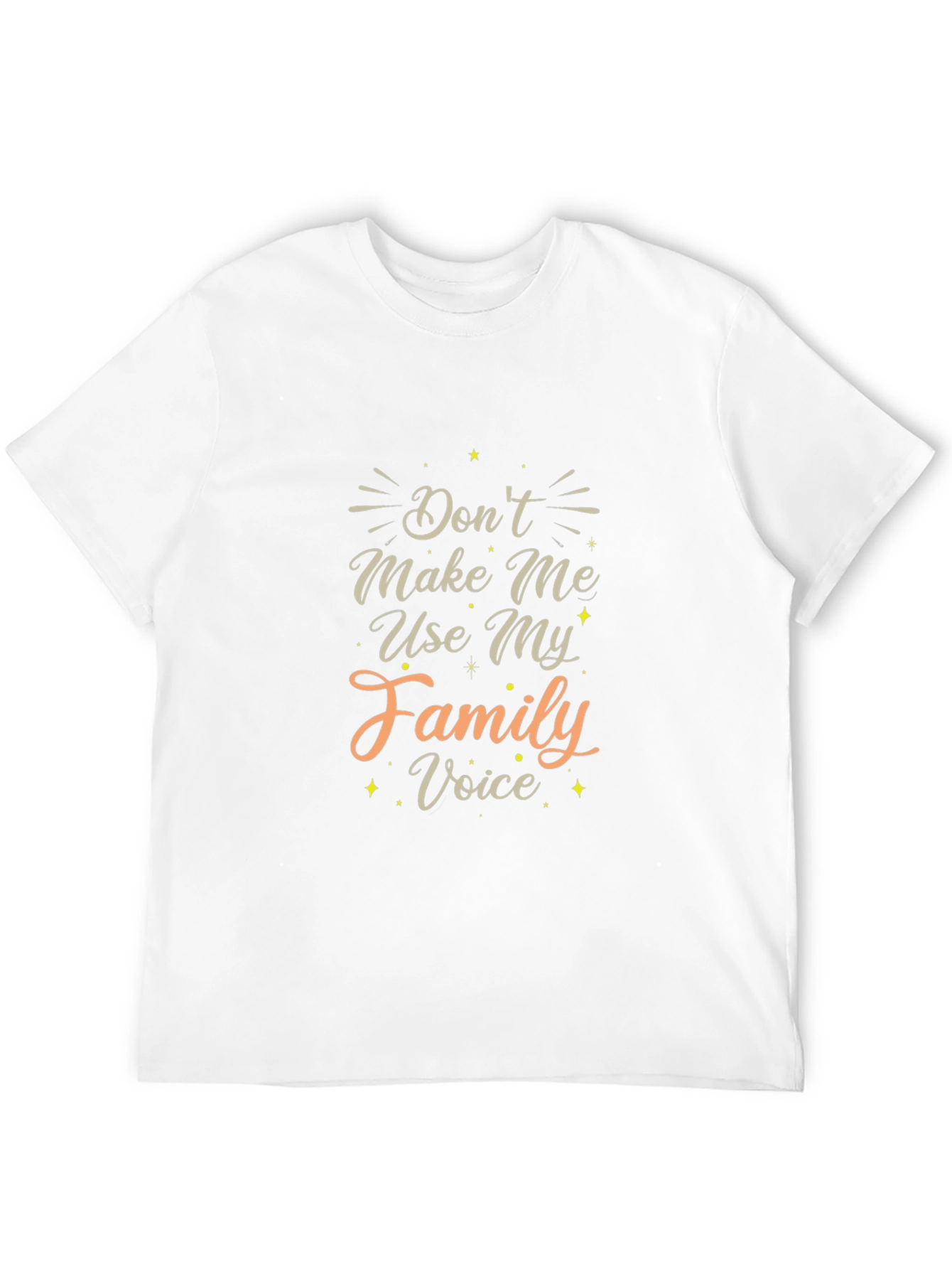Funny Family Voice Graphic Tee