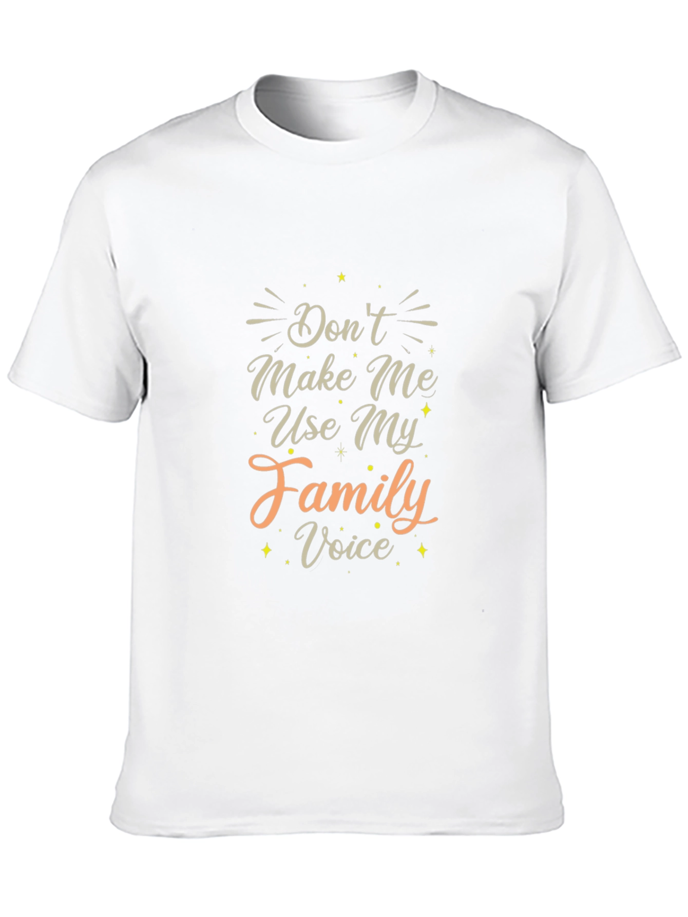 Funny Family Voice Graphic Tee