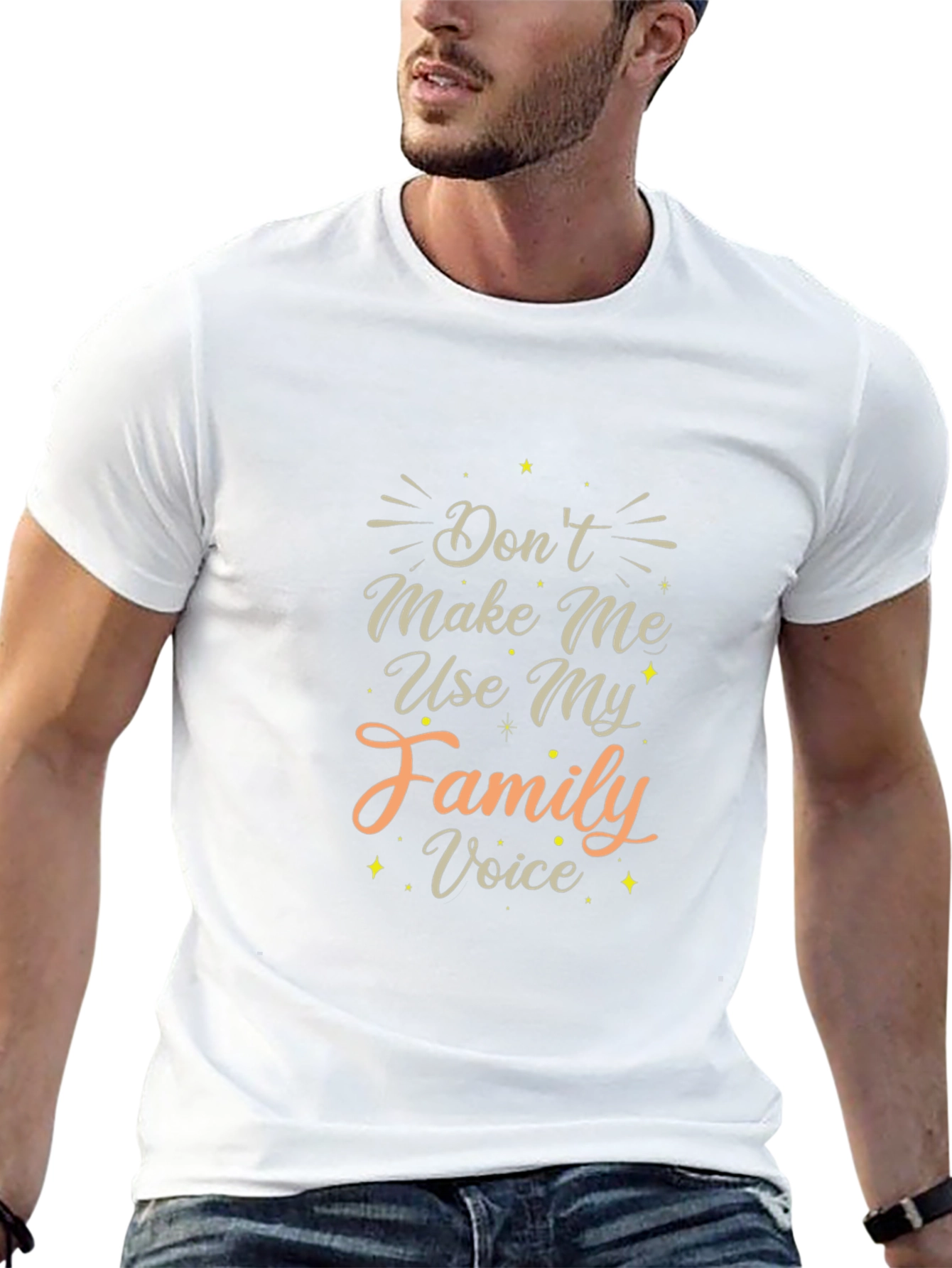 Funny Family Voice Graphic Tee