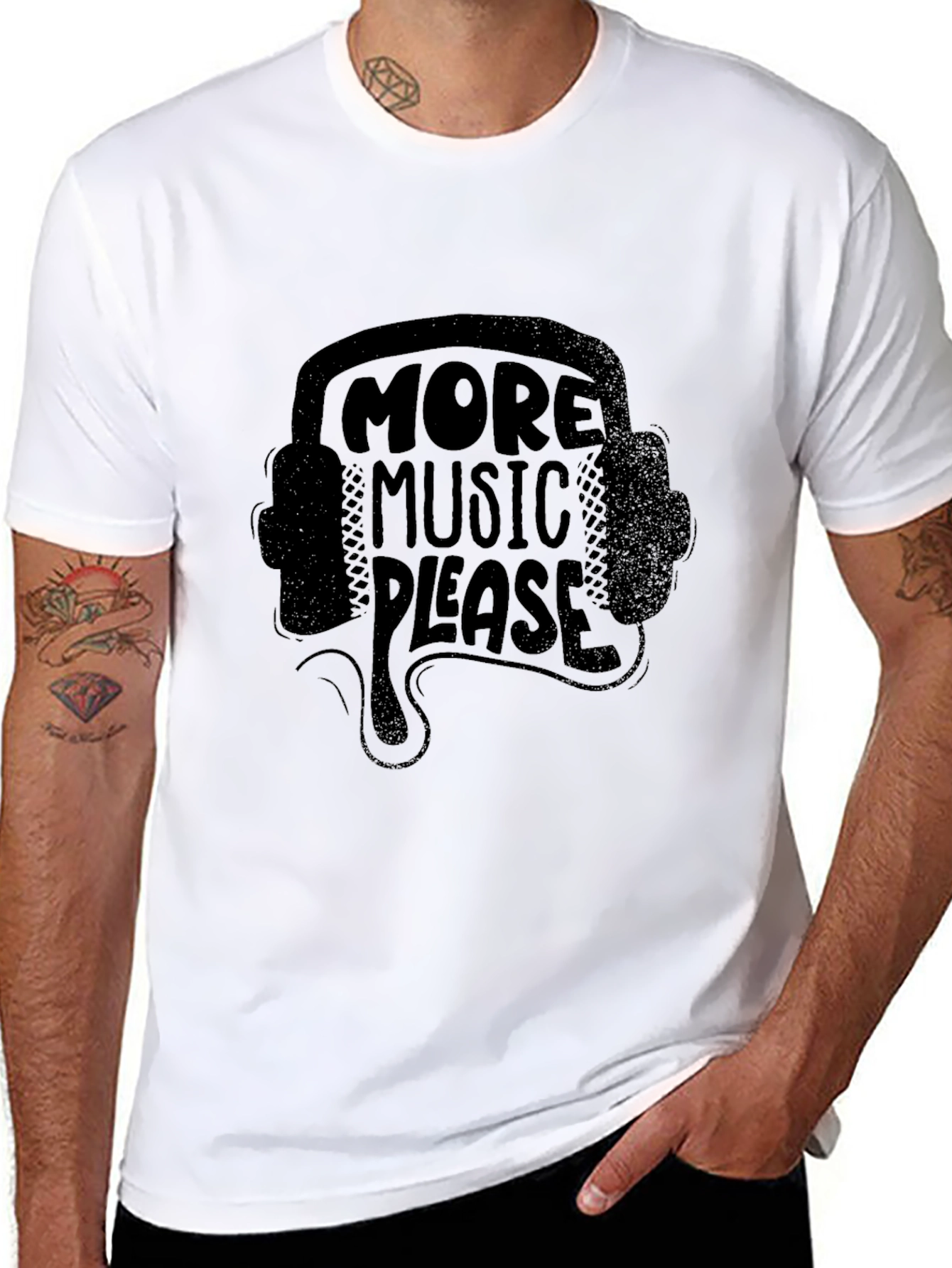 More Music Please Graphic T-Shirt
