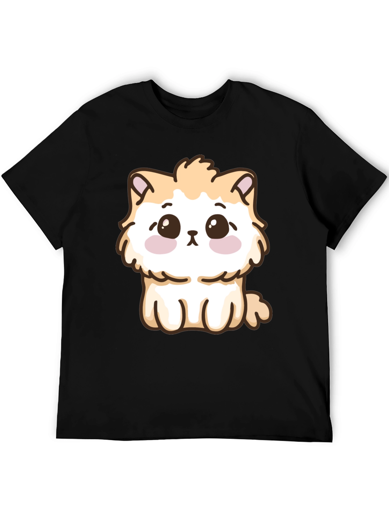 Cute Kawaii Cat T-Shirt - Soft Graphic Tee