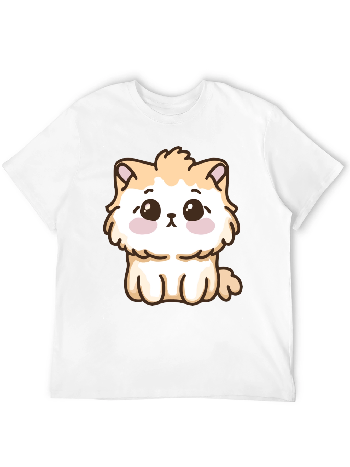 Cute Kawaii Cat T-Shirt - Soft Graphic Tee