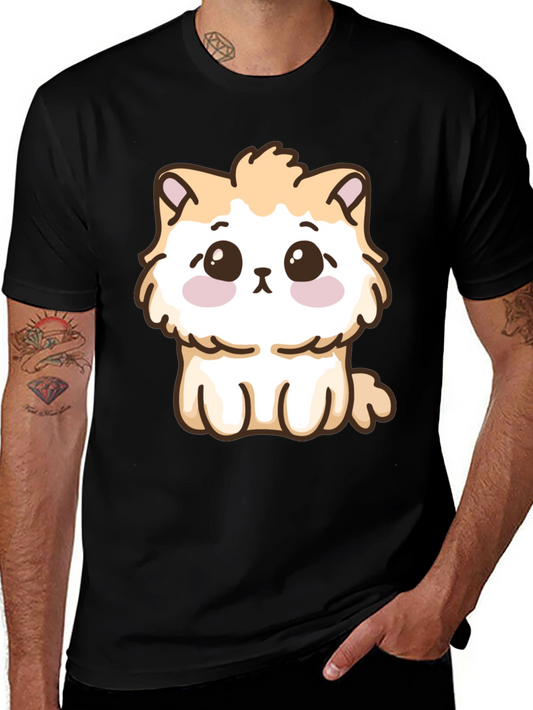Cute Kawaii Cat T-Shirt - Soft Graphic Tee