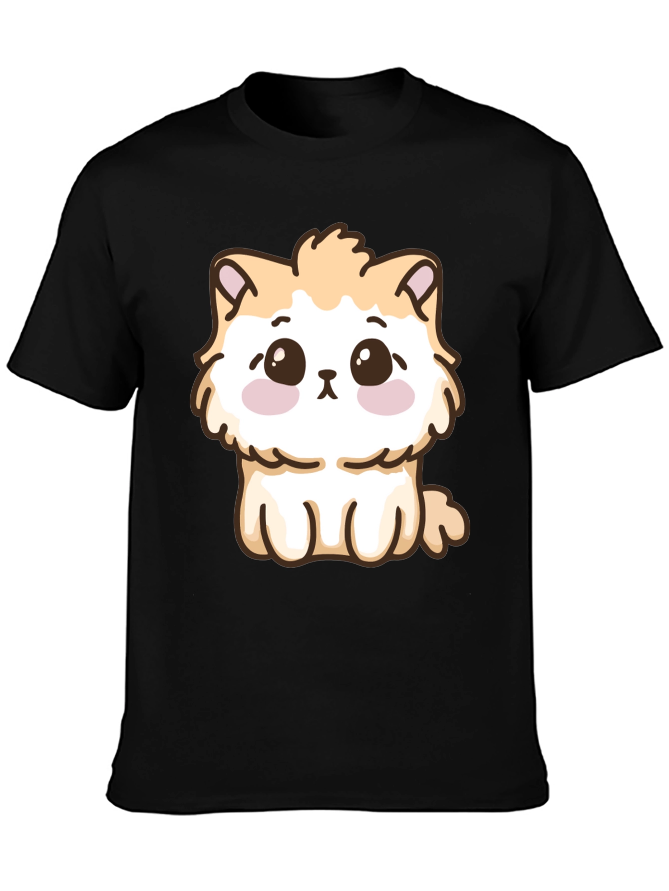 Cute Kawaii Cat T-Shirt - Soft Graphic Tee