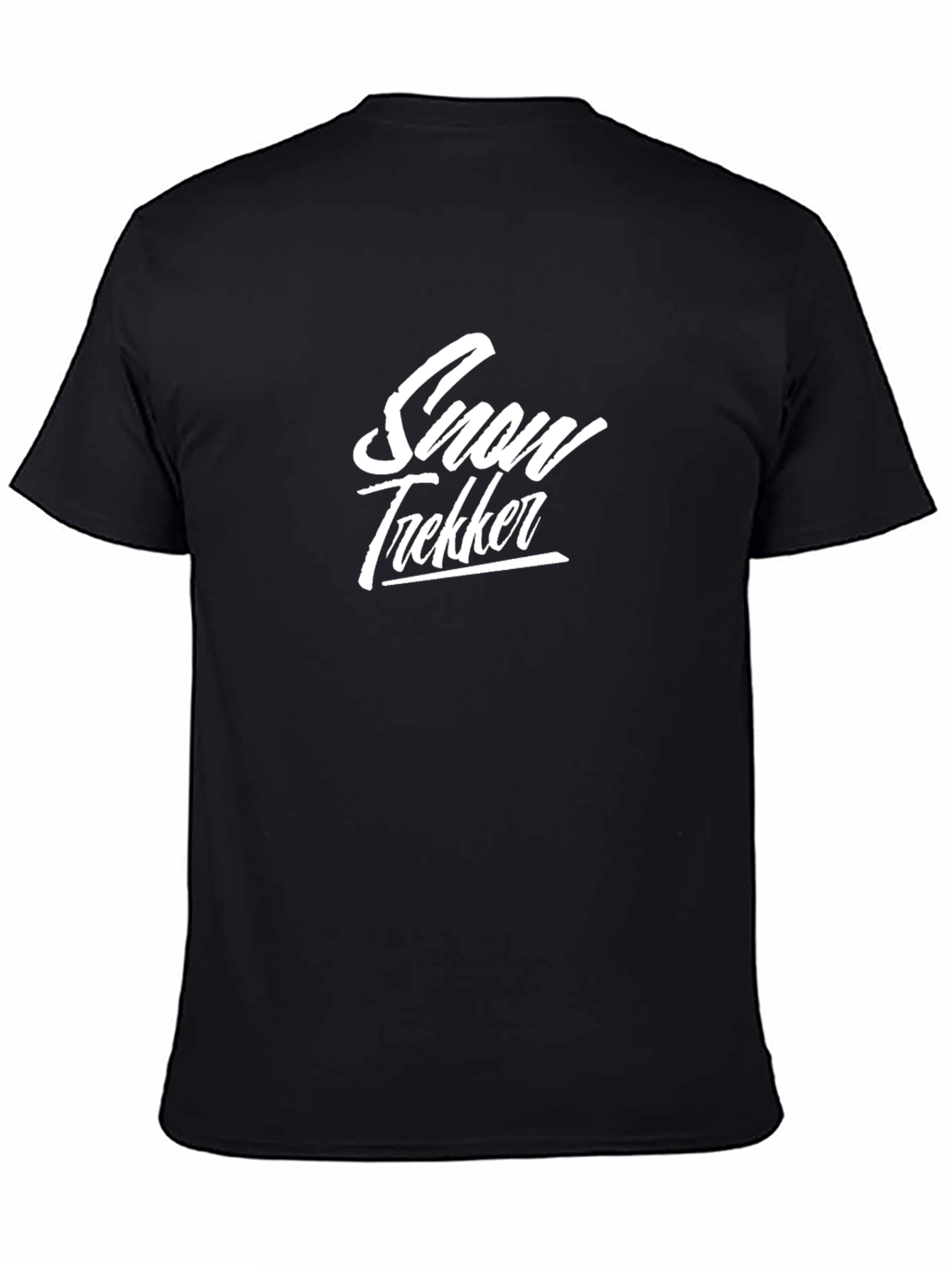 Snow Trekker Black Graphic Tee - Adventure Ready