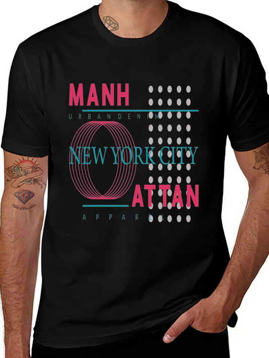 Manhattan New York City Graphic T-Shirt