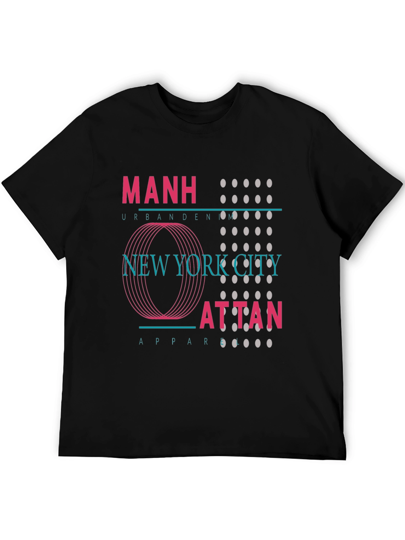Manhattan New York City Graphic T-Shirt