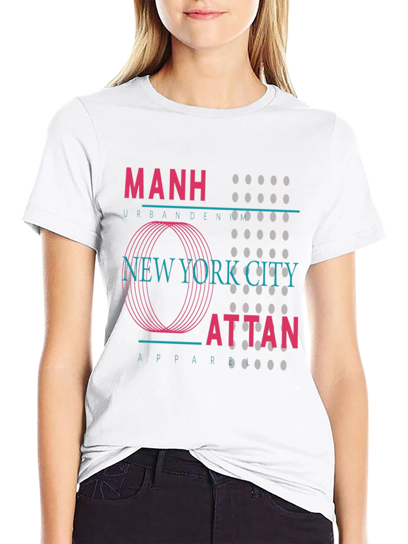 Manhattan New York City Graphic T-Shirt