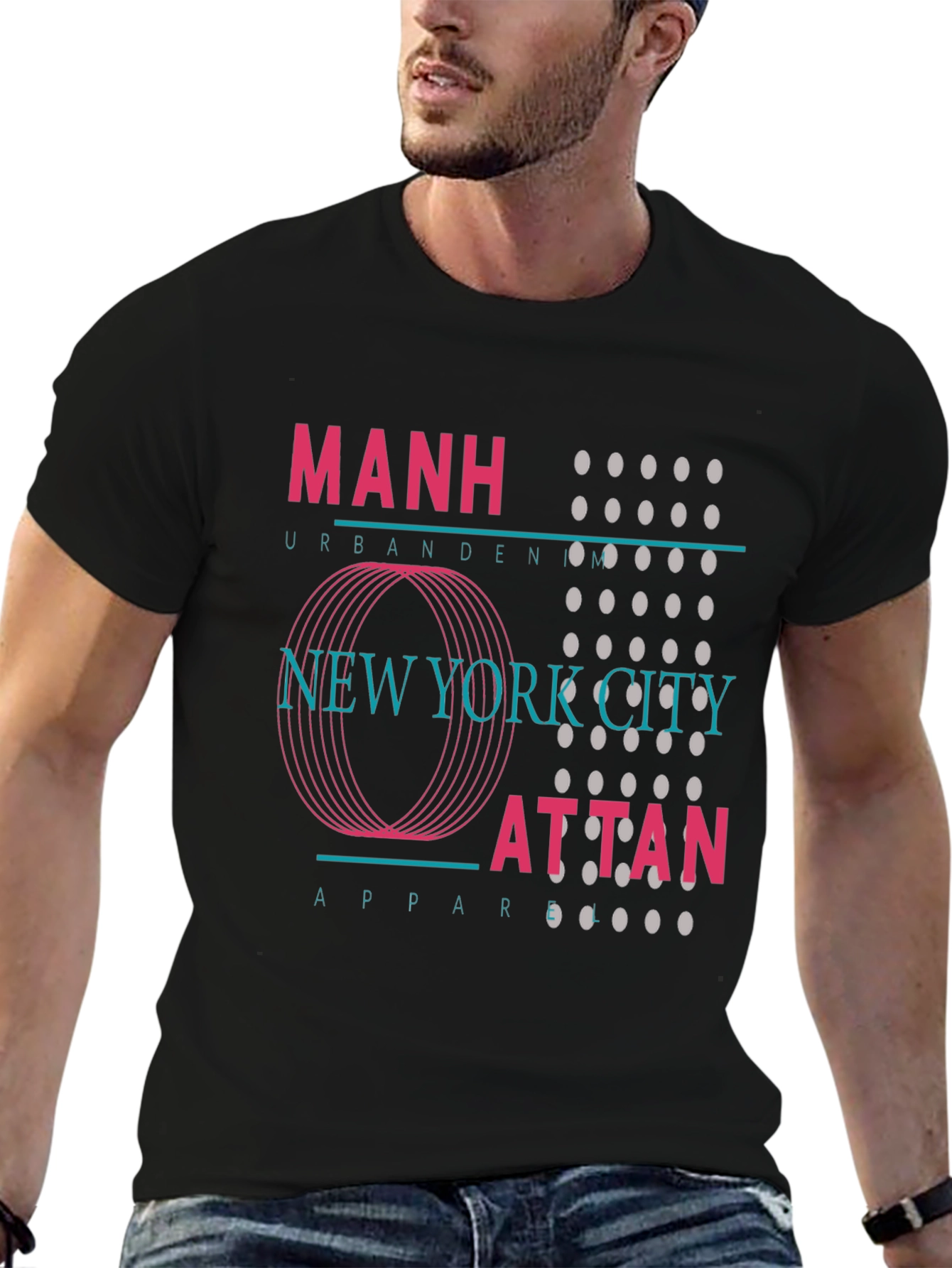 Manhattan New York City Graphic T-Shirt