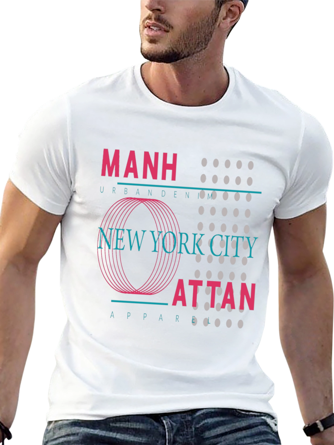 Manhattan New York City Graphic T-Shirt
