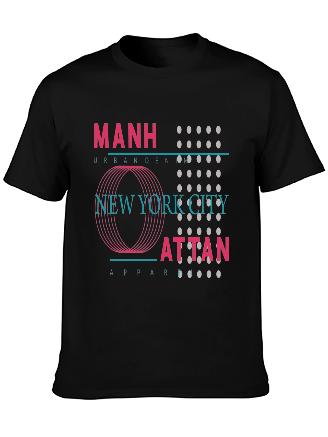 Manhattan New York City Graphic T-Shirt