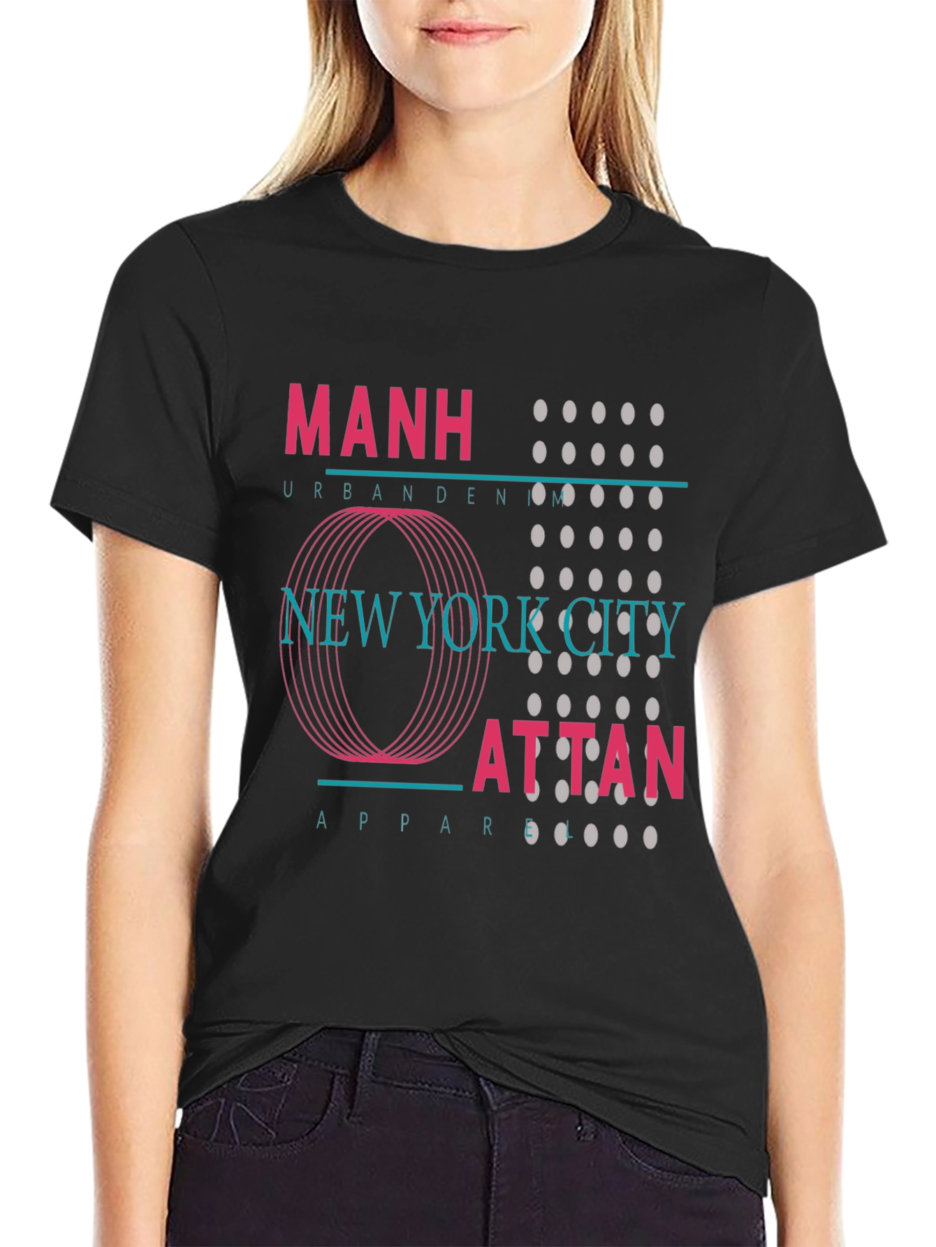 Manhattan New York City Graphic T-Shirt