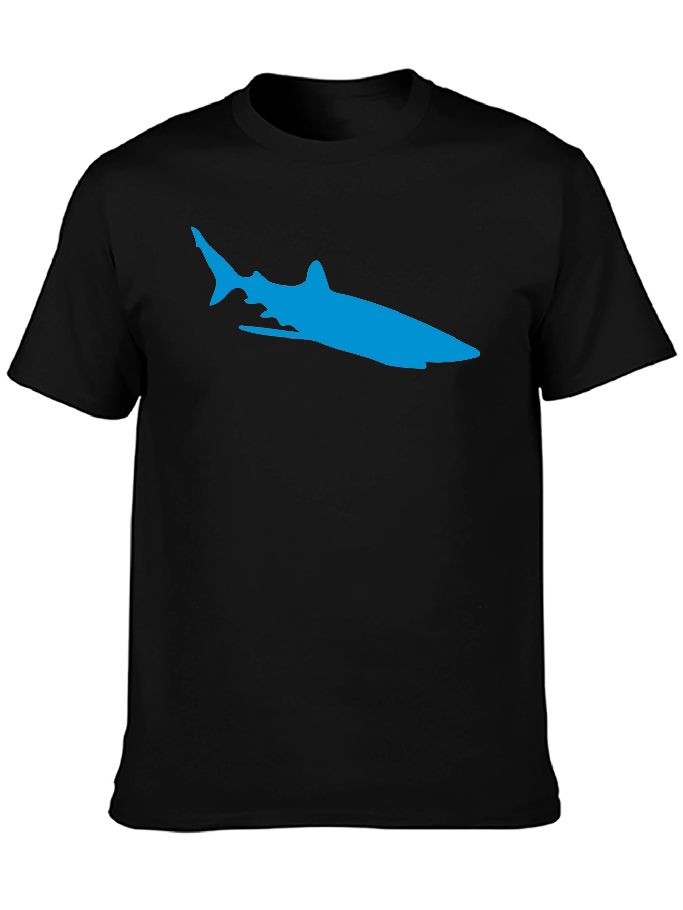 Cool Blue Shark Graphic T-Shirt
