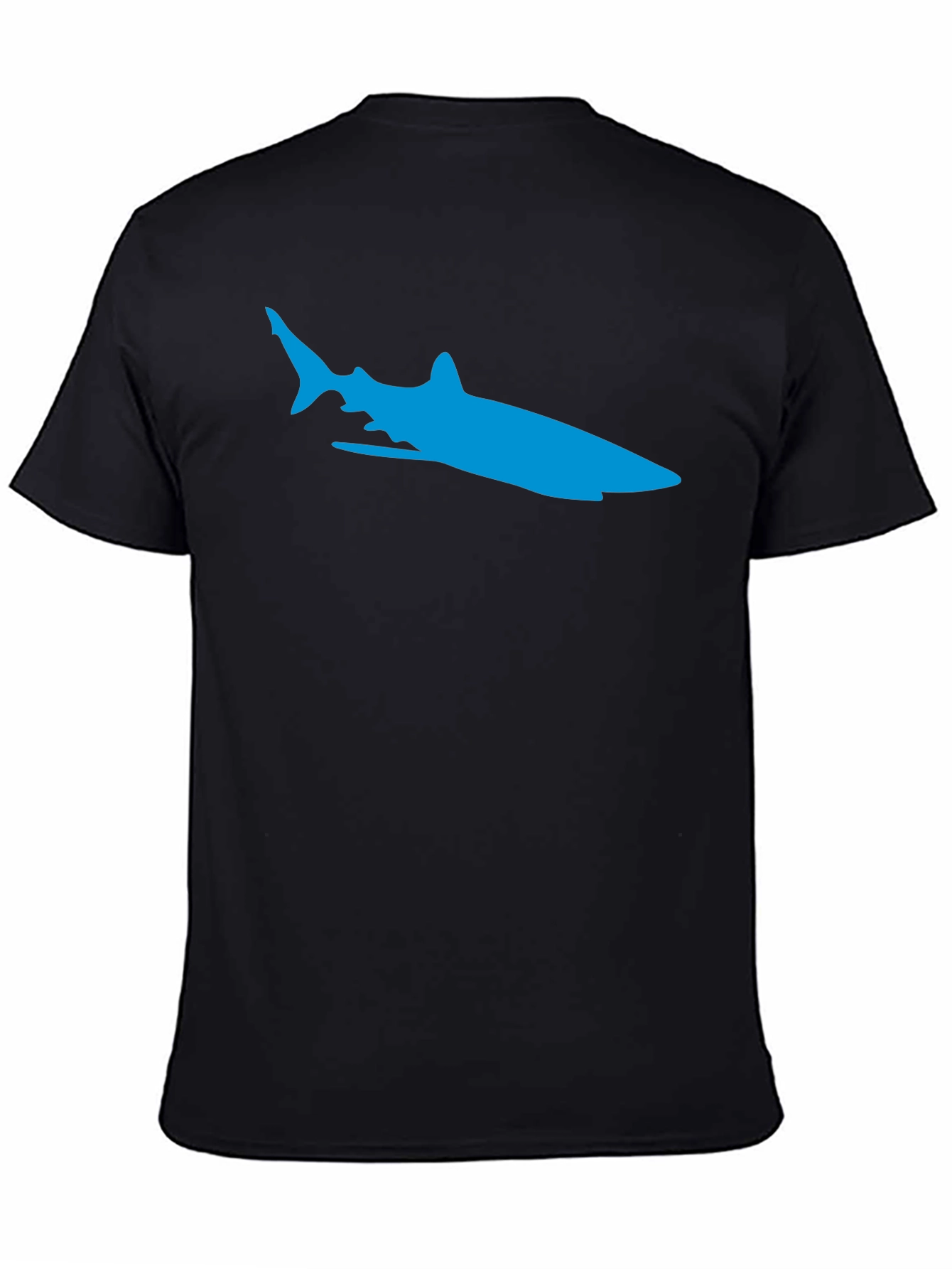 Cool Blue Shark Graphic T-Shirt