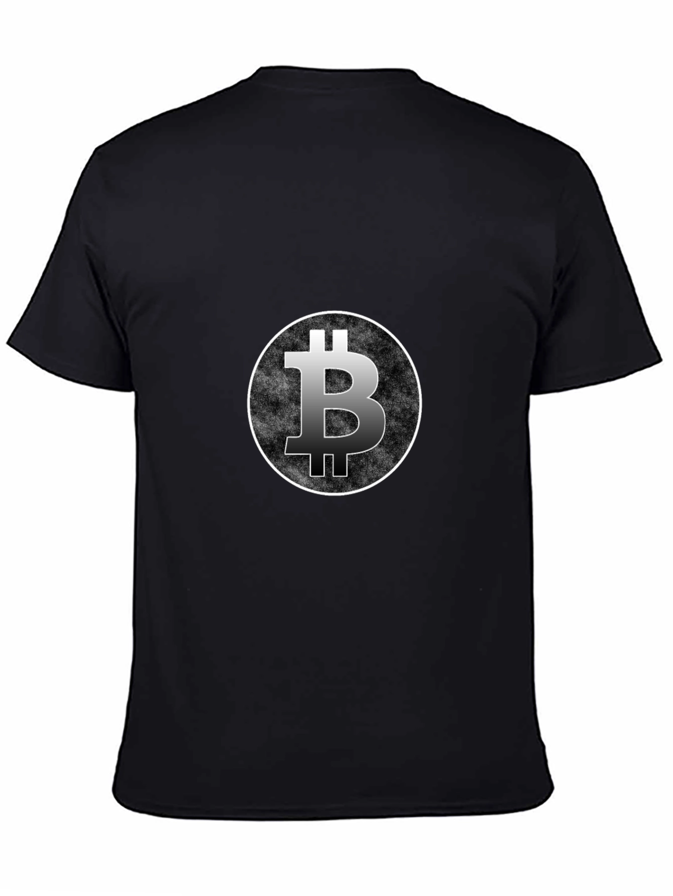 Bitcoin Logo Black T-Shirt Crypto Currency Tee