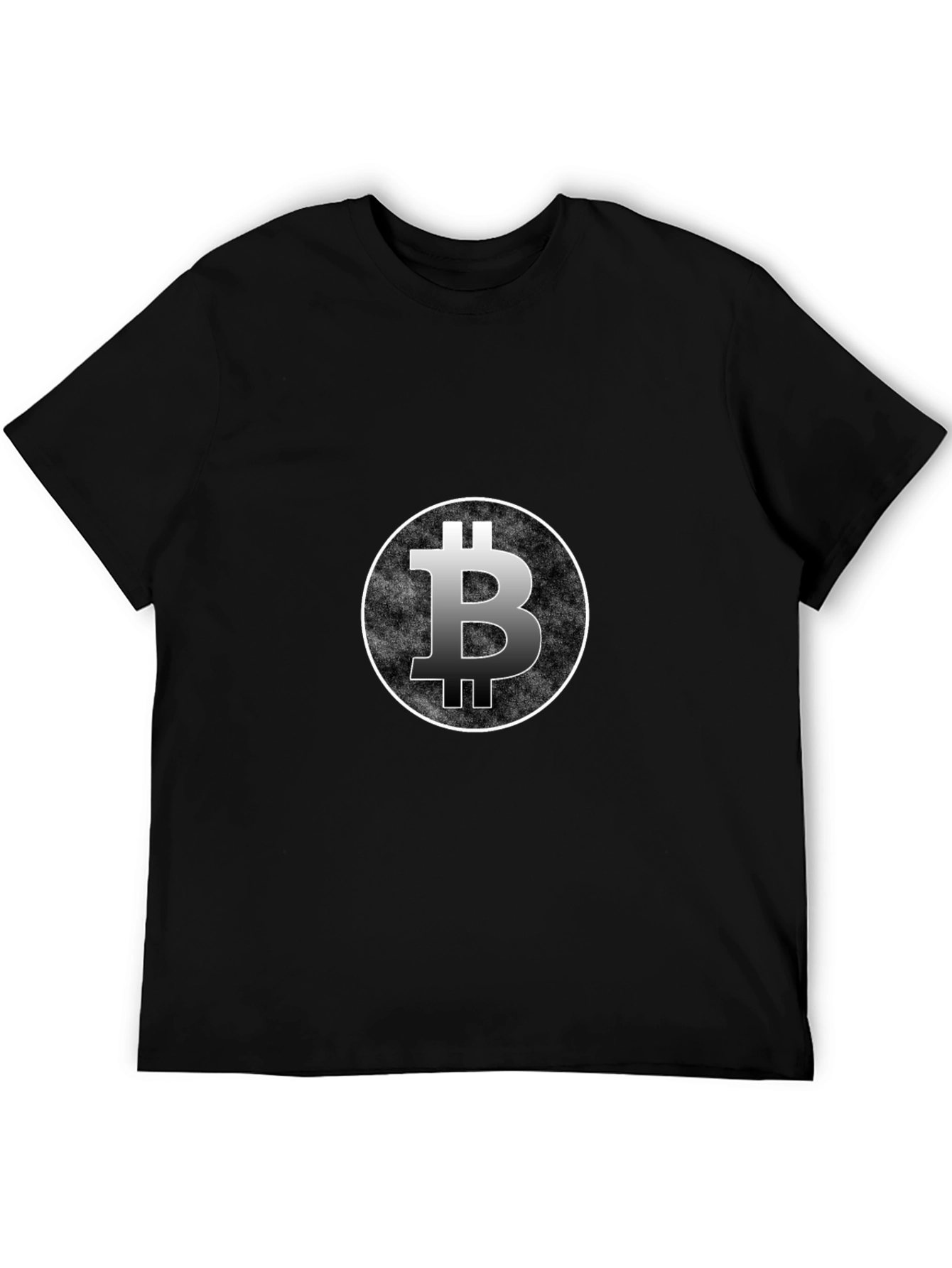 Bitcoin Logo Black T-Shirt Crypto Currency Tee