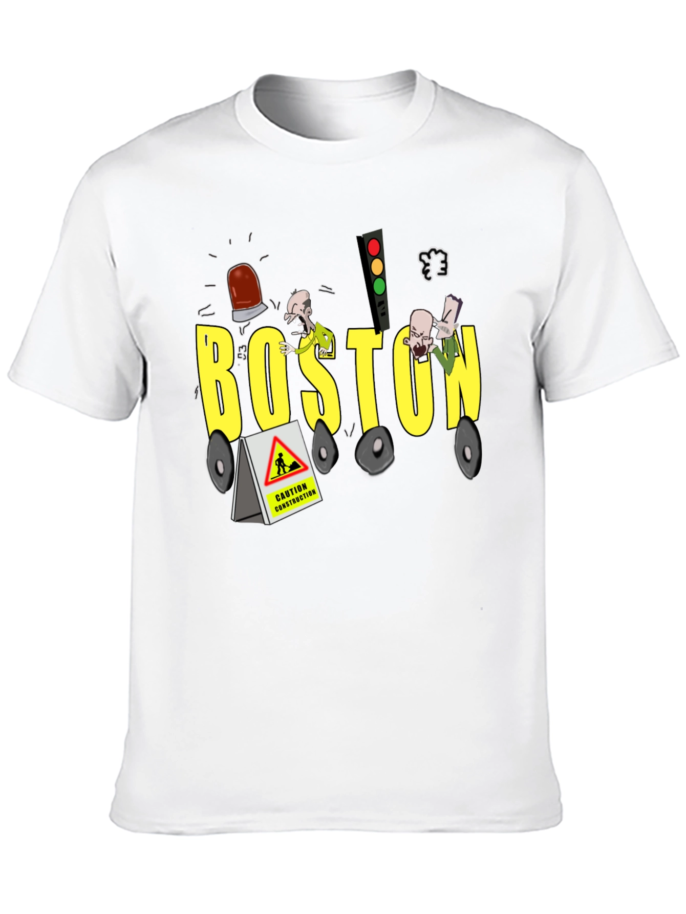 Boston Construction Crew Neck T-Shirt
