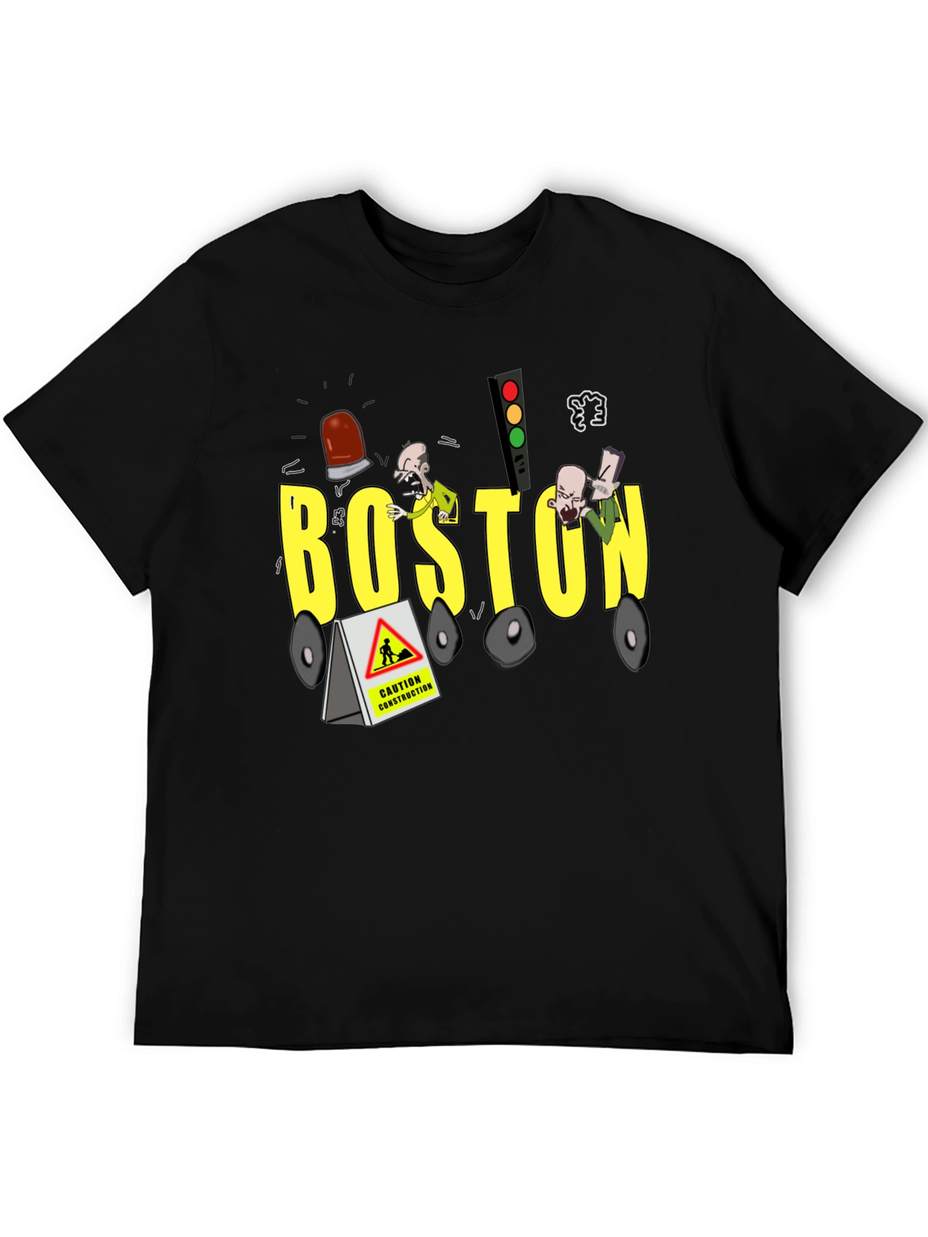 Boston Construction Crew Neck T-Shirt