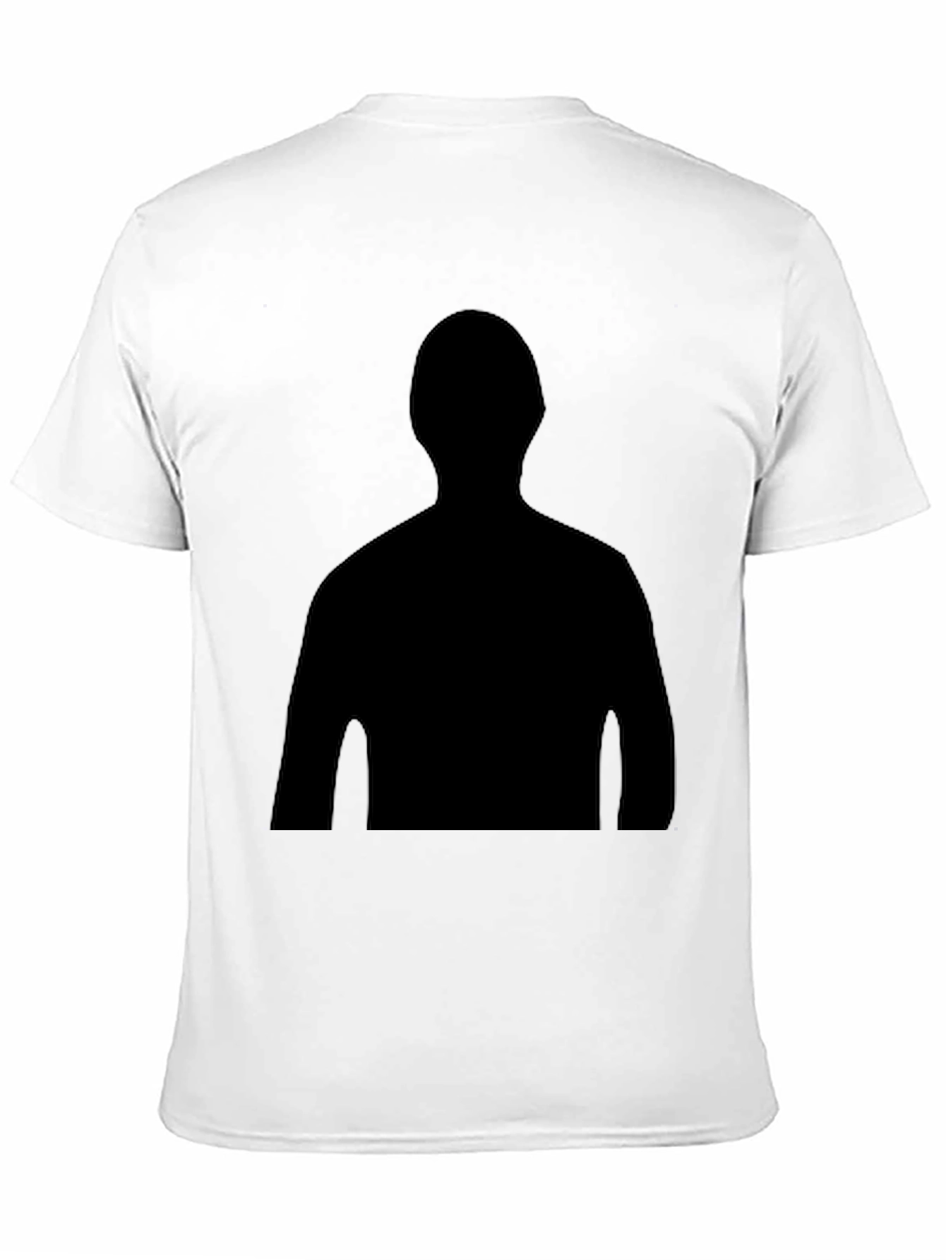 Silhouette Print Black T-Shirt