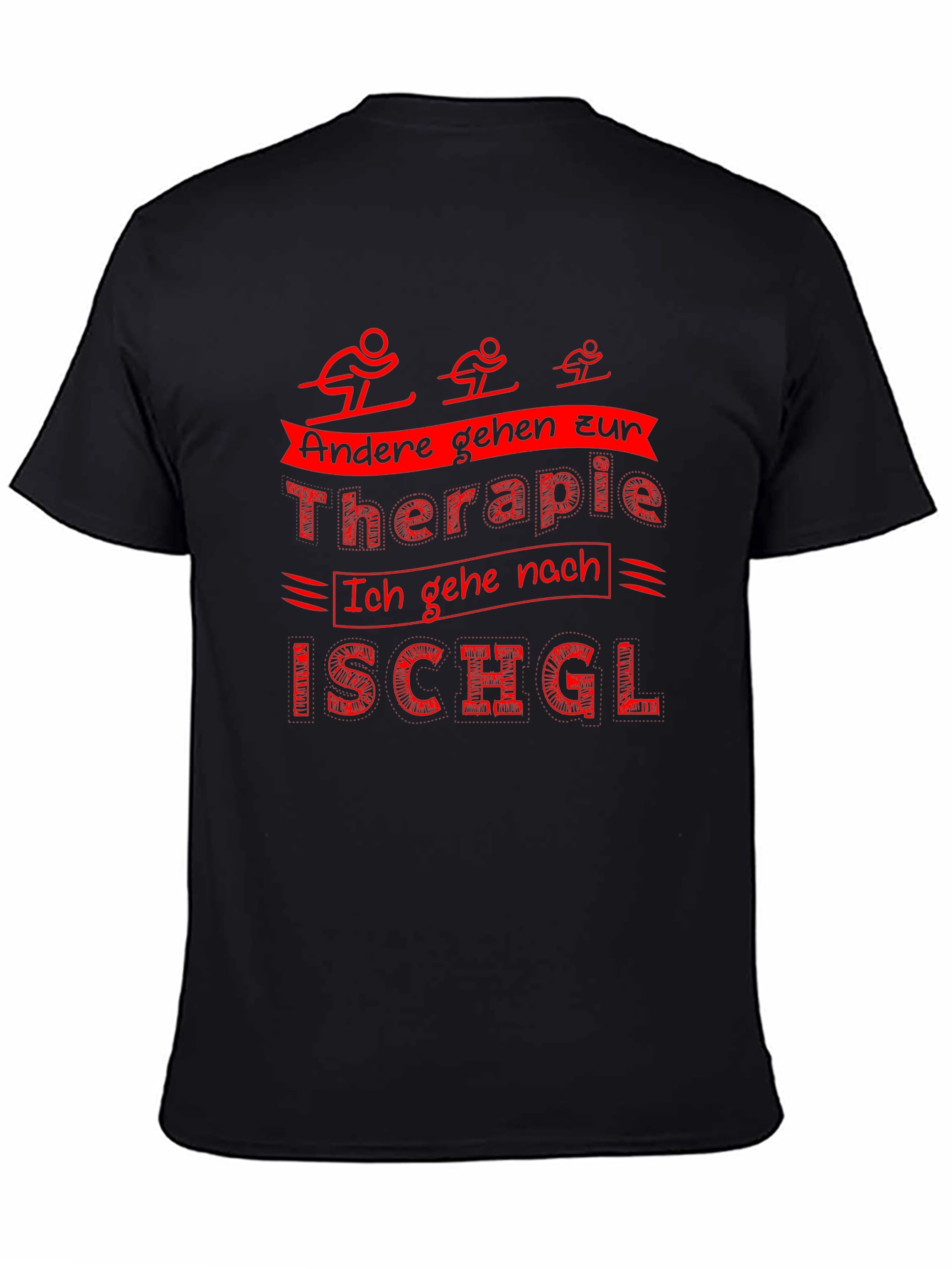 Funny Ski T-Shirt: Therapy Ischgl