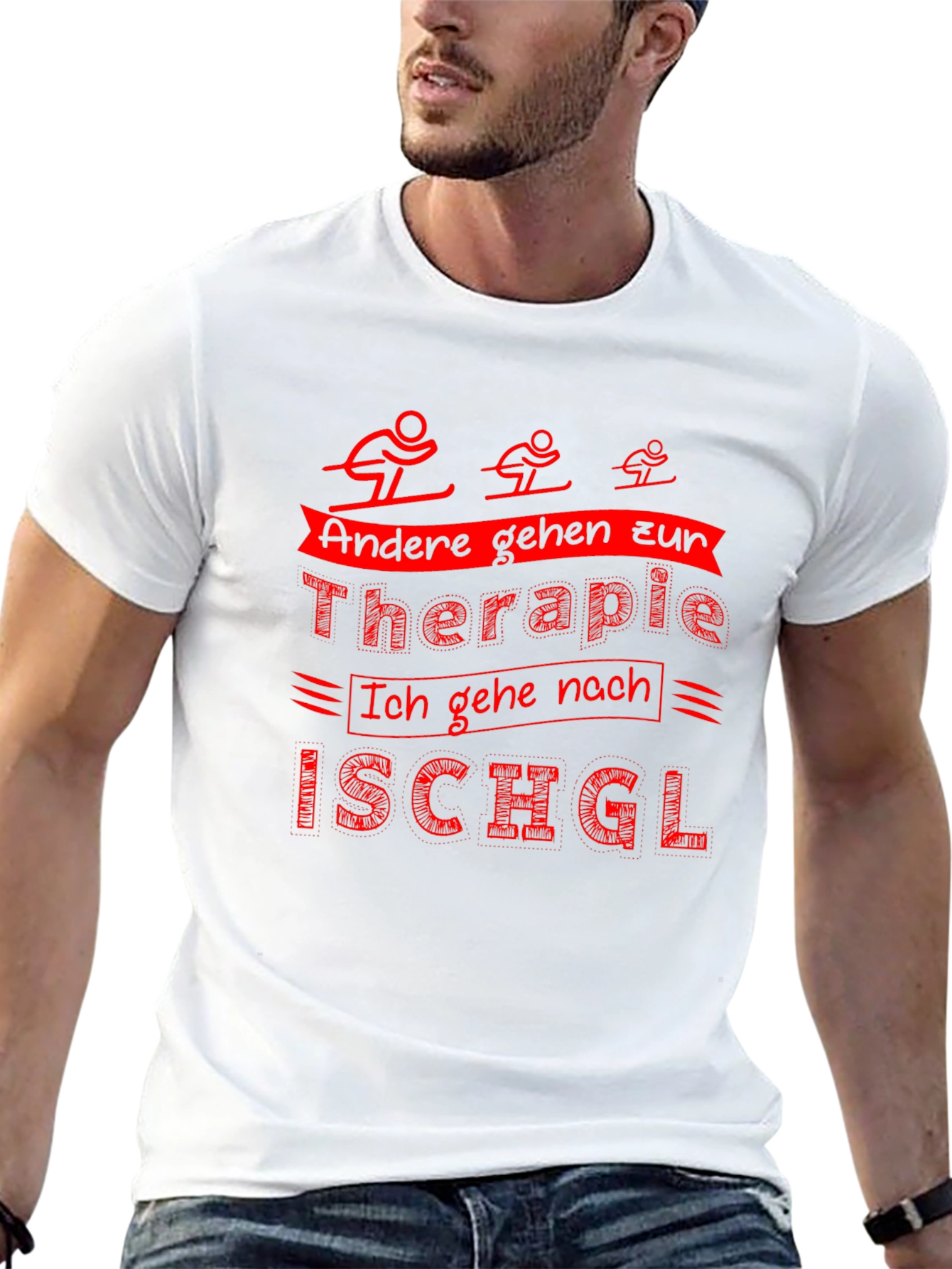 Funny Ski T-Shirt: Therapy Ischgl
