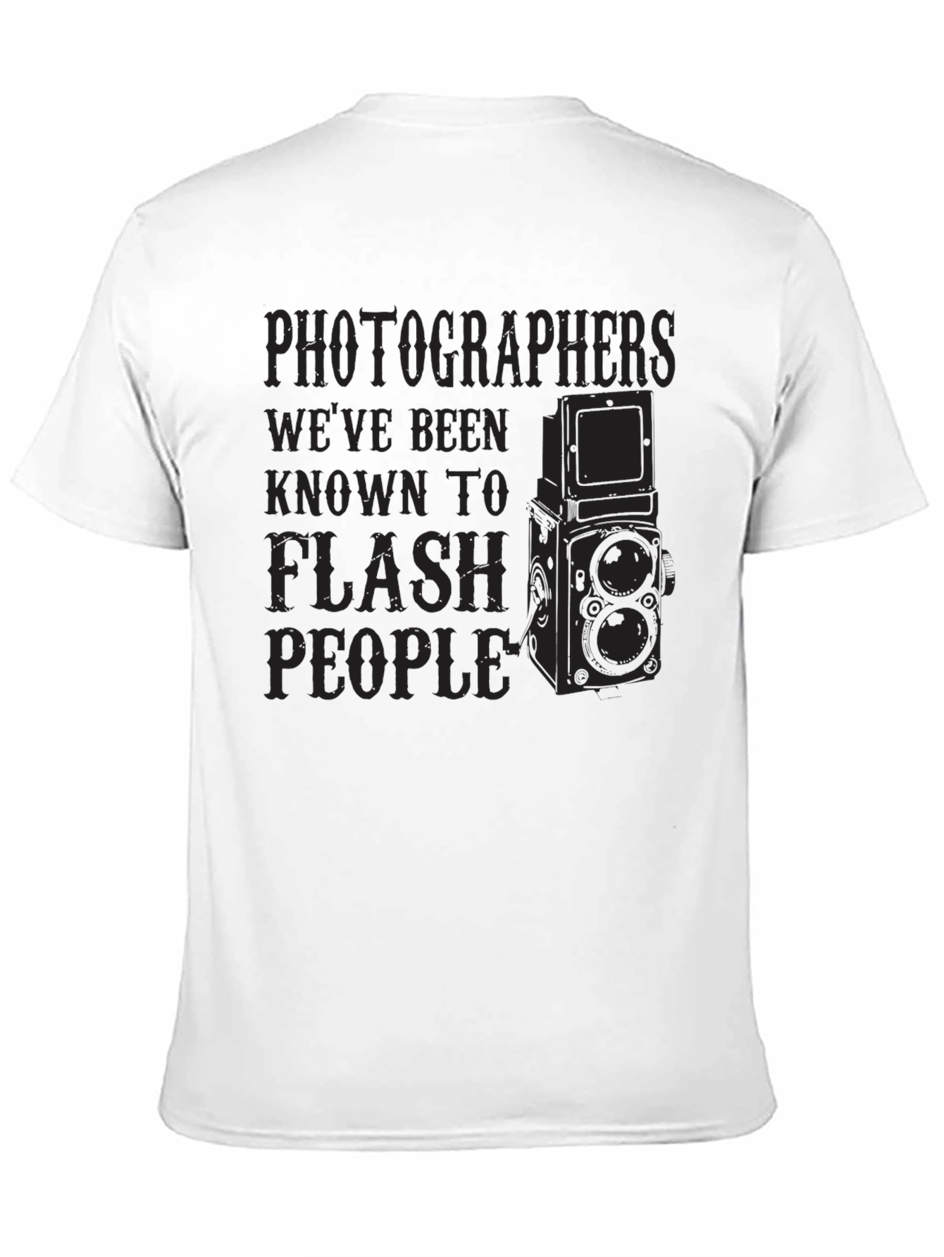 Photographer Humor Tee: Flash People