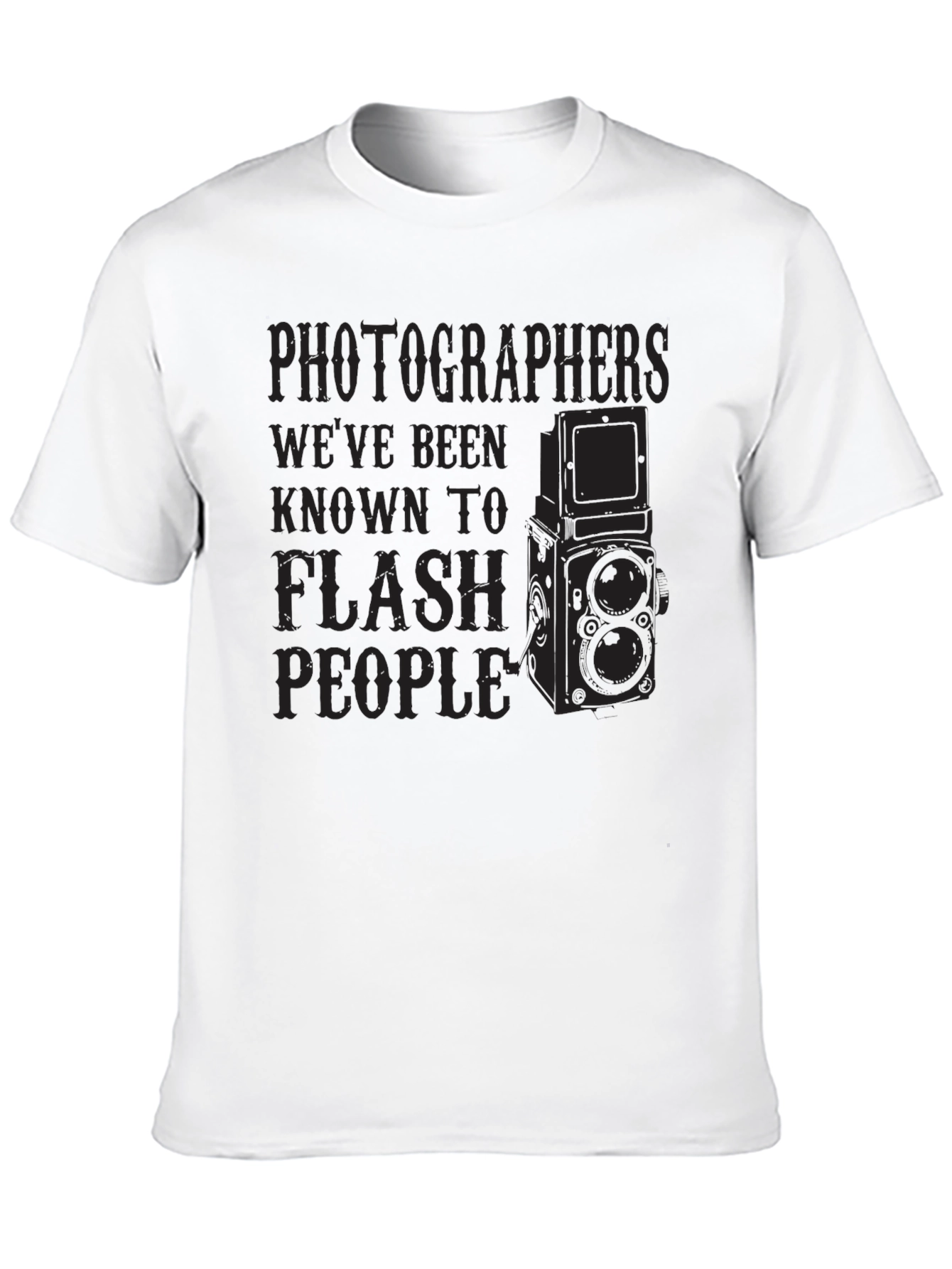 Photographer Humor Tee: Flash People