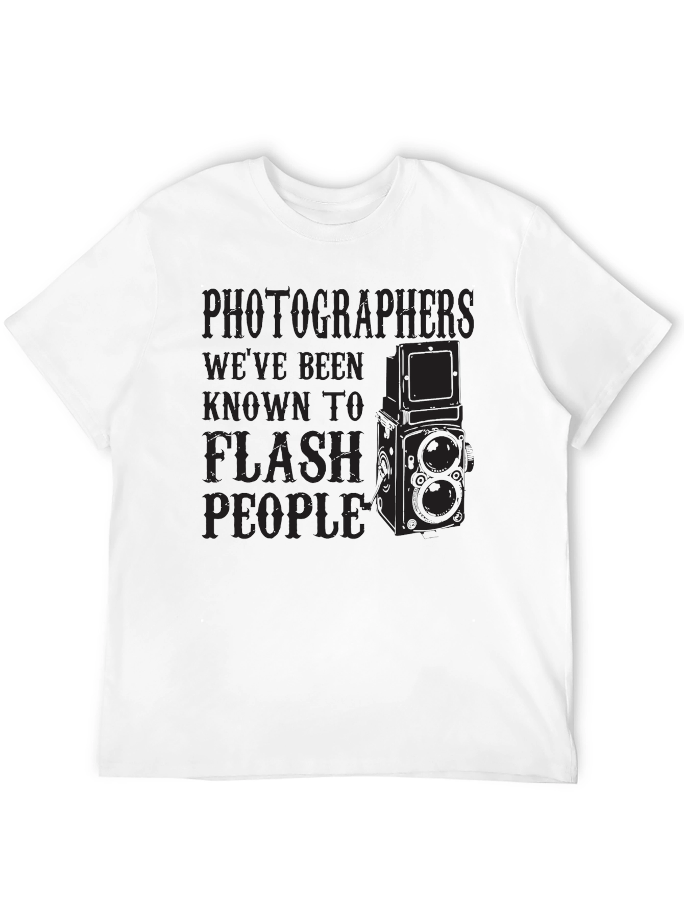 Photographer Humor Tee: Flash People