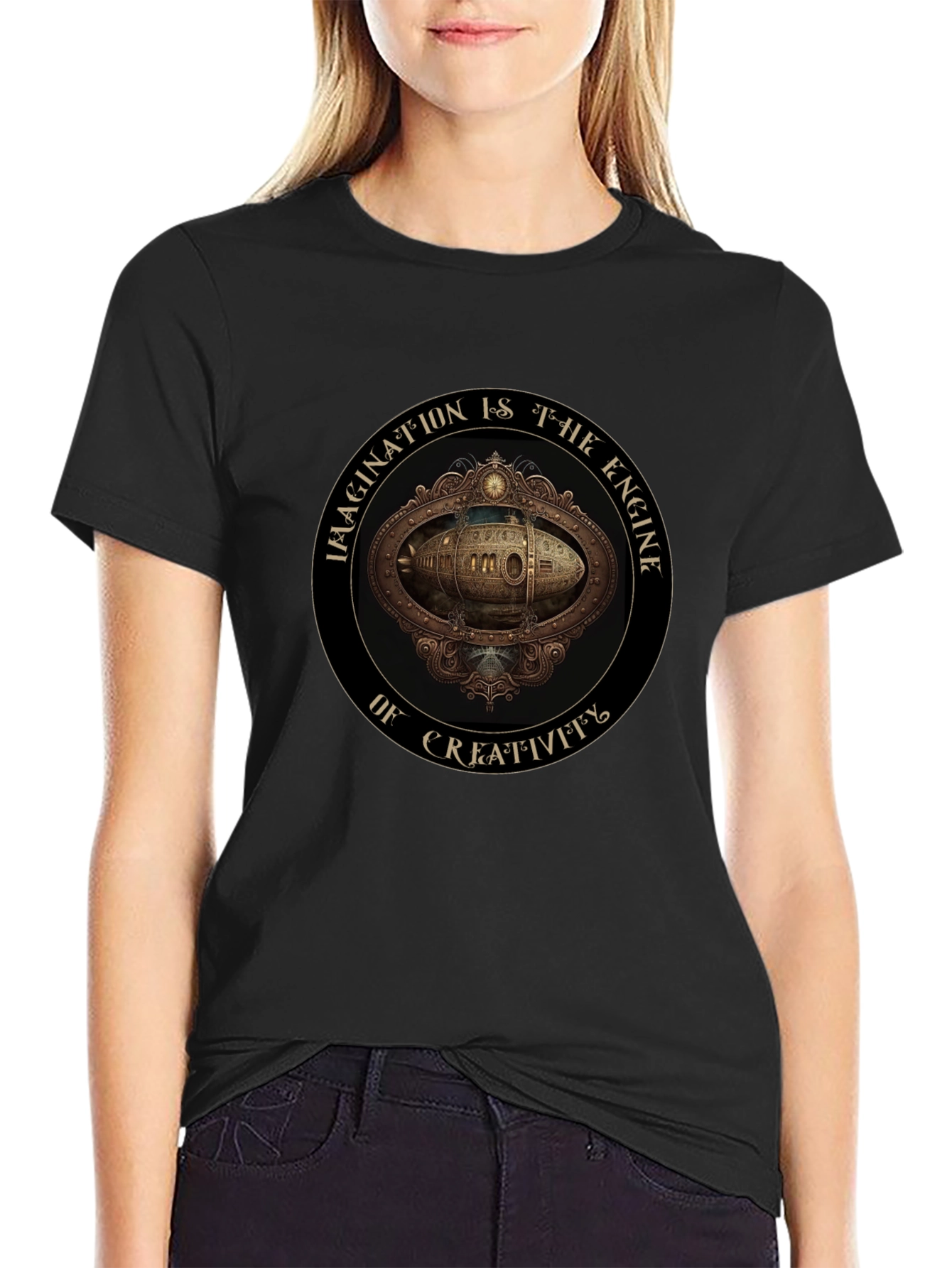 Steampunk Imagination Engine Creativity T-Shirt