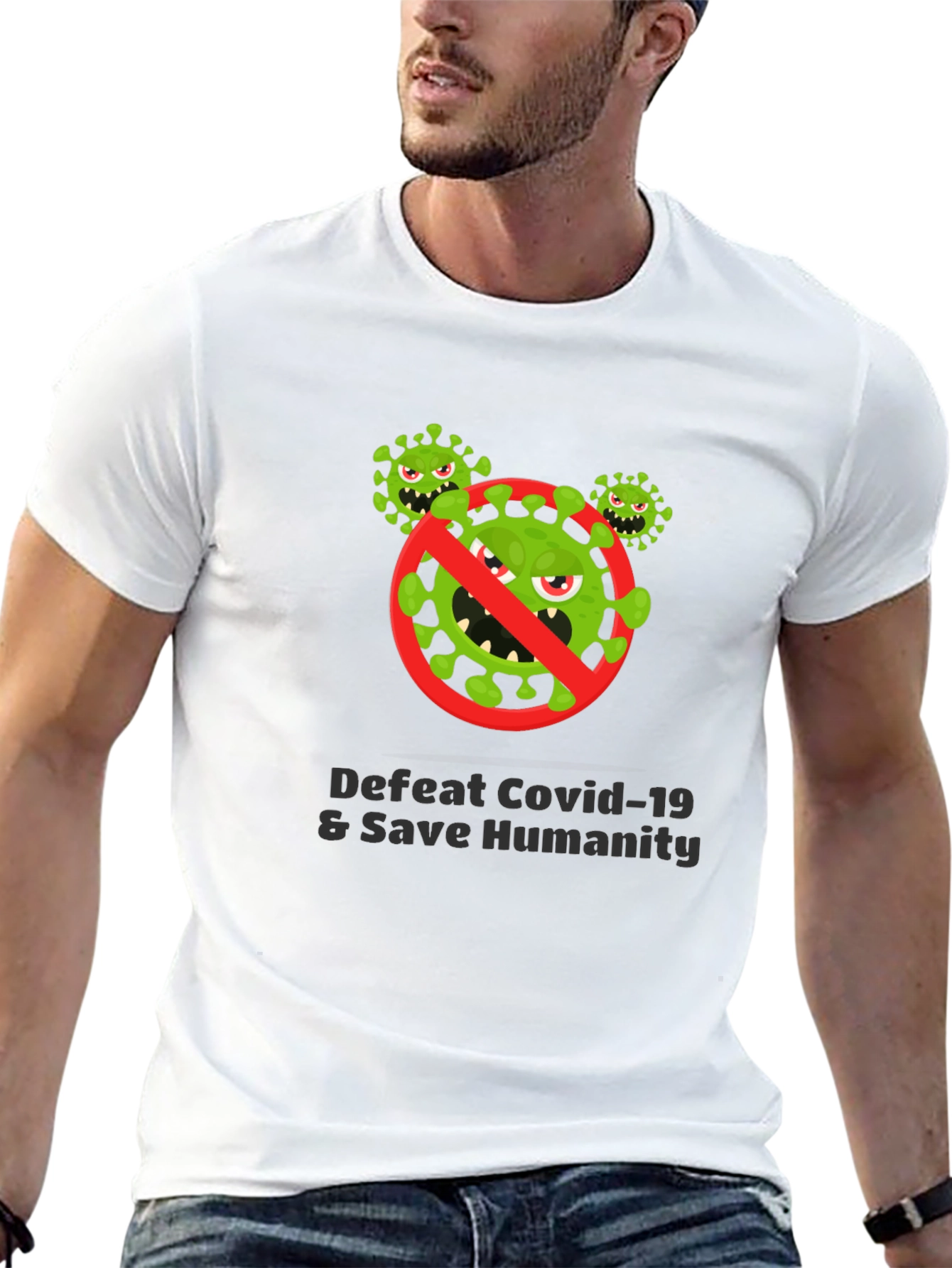Defeat Covid-19 Save Humanity T-Shirt