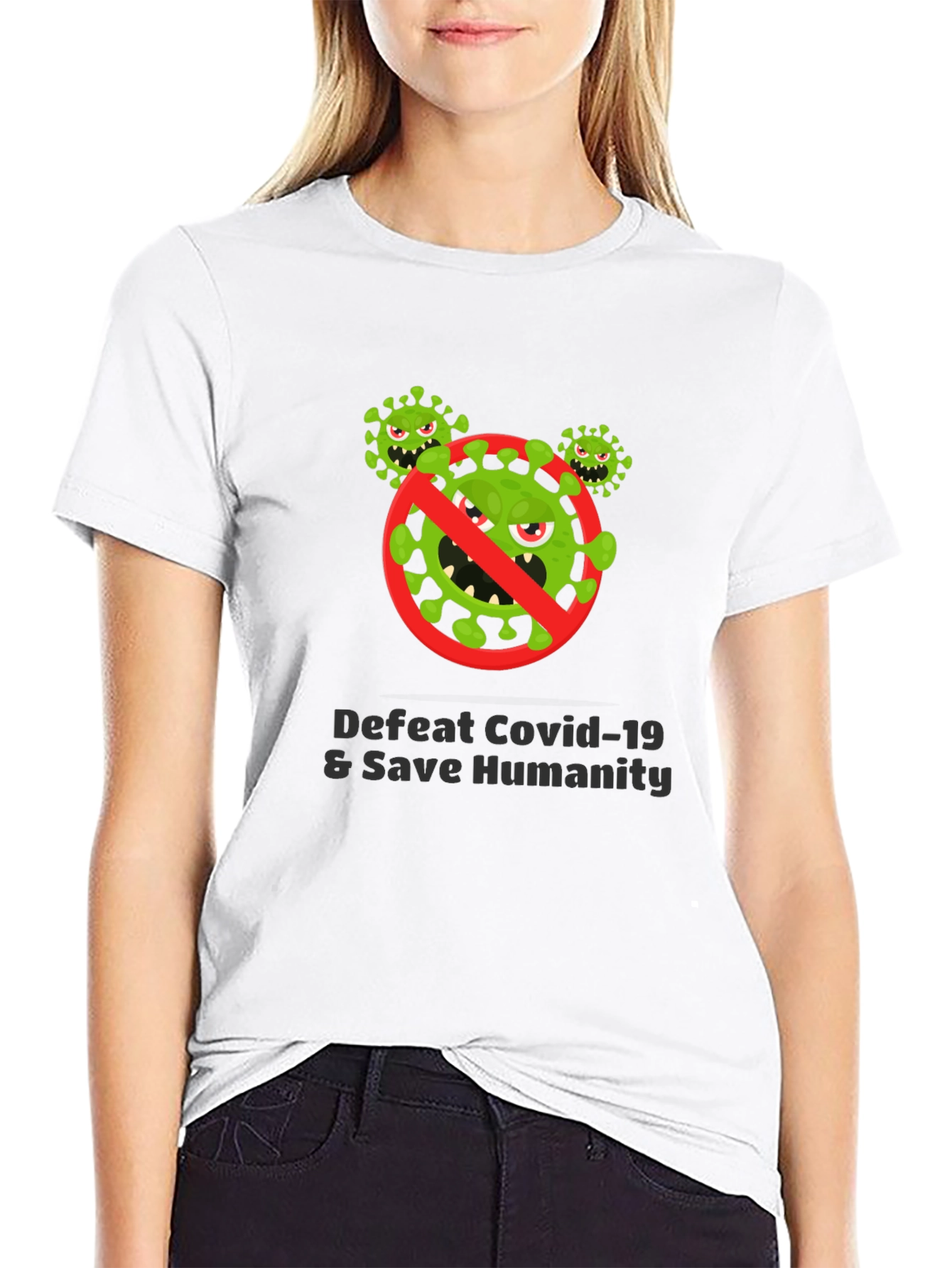 Defeat Covid-19 Save Humanity T-Shirt