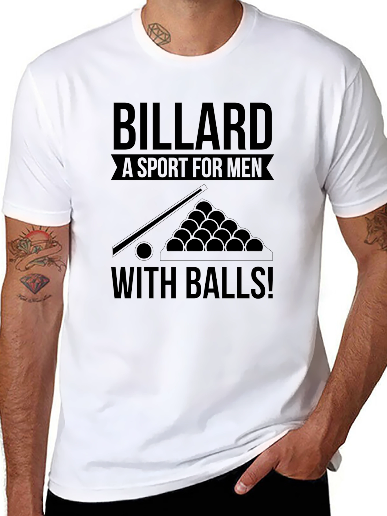 Billiard Sport For Men T-Shirt